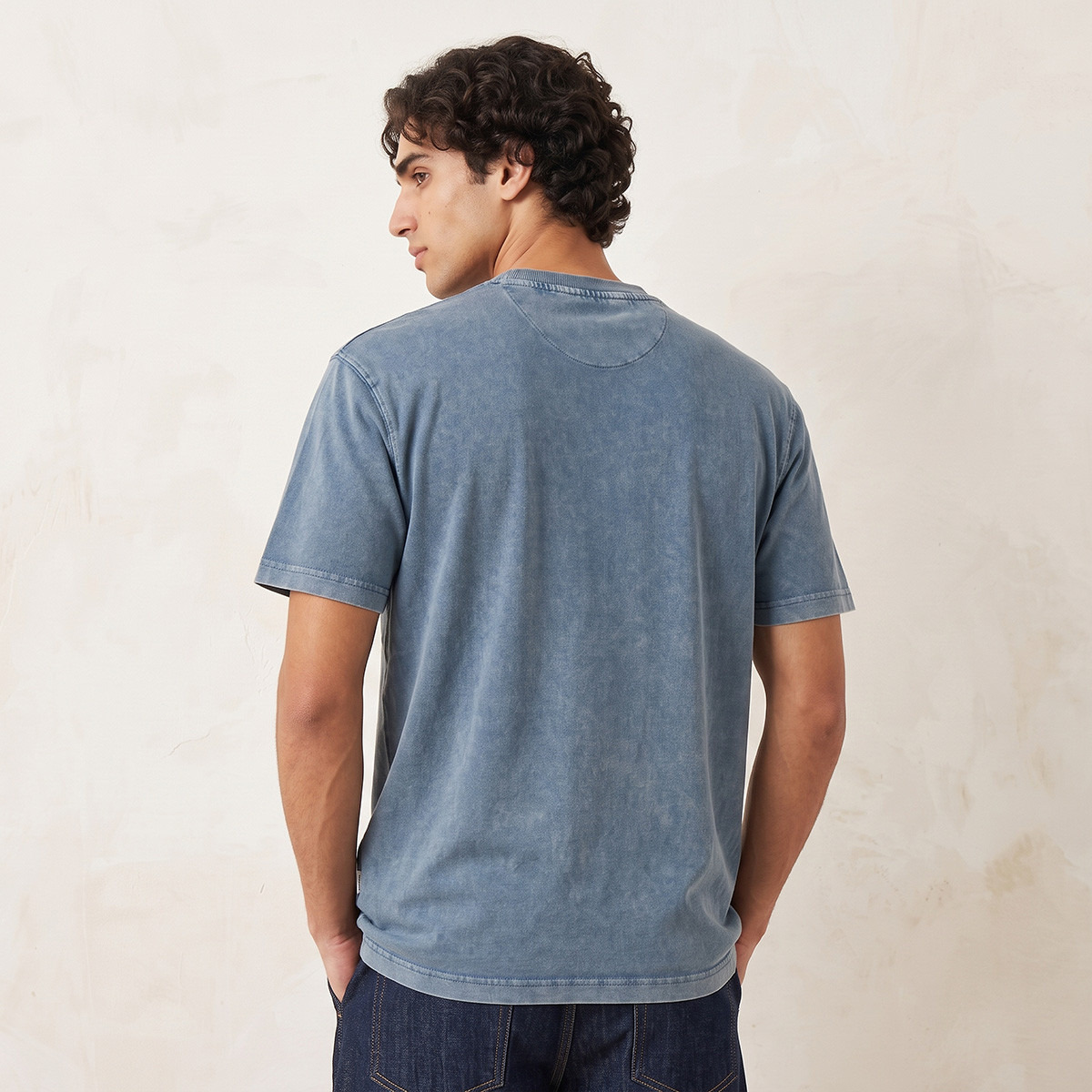 Lee Cooper Crew Neck Short Sleeves Logo Print T-shirt-men-clothing-tshirtsandpolos-tshirts-image-4