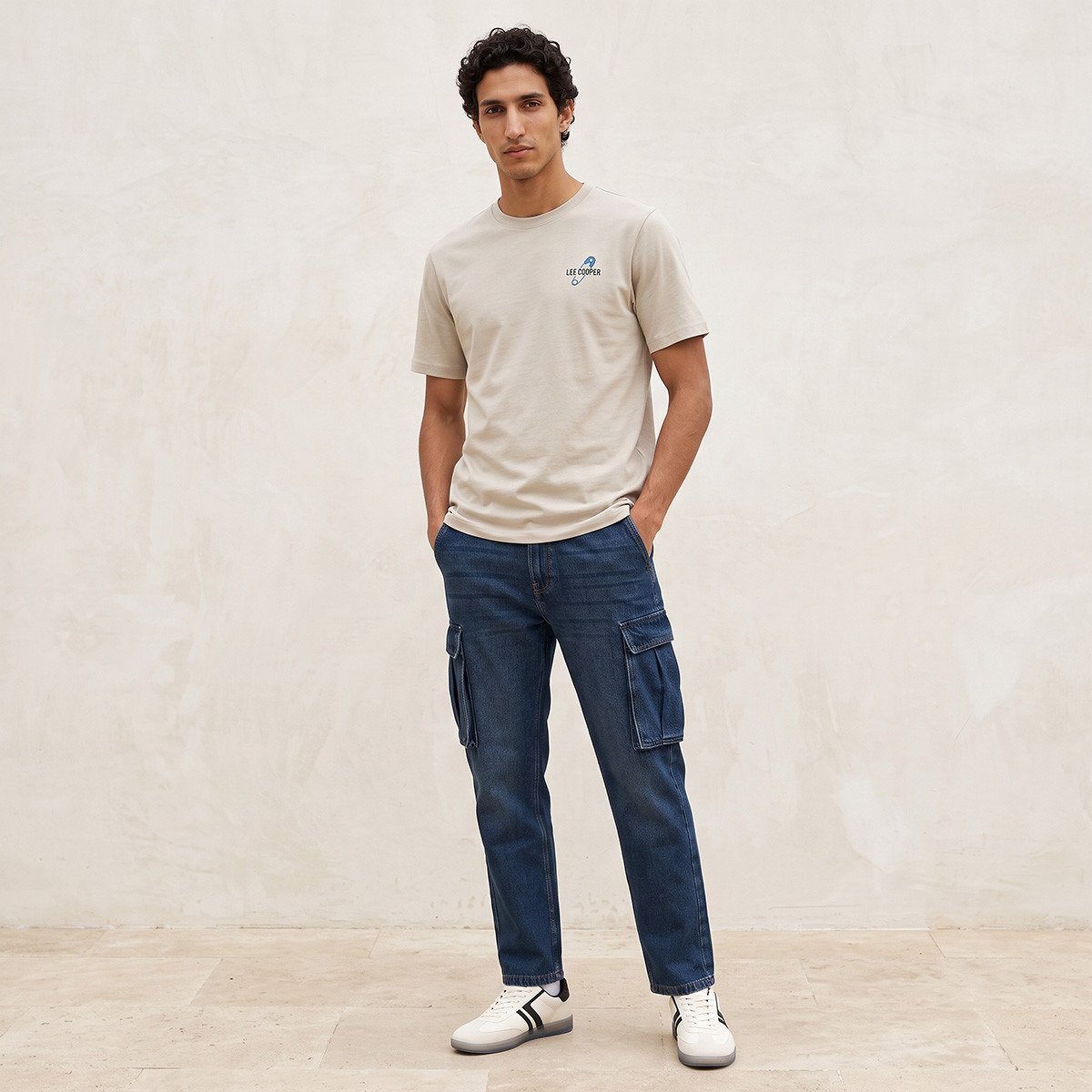 Lee Cooper Cotton Crew Neck T-shirt-men-clothing-tshirtsandpolos-tshirts-image-2