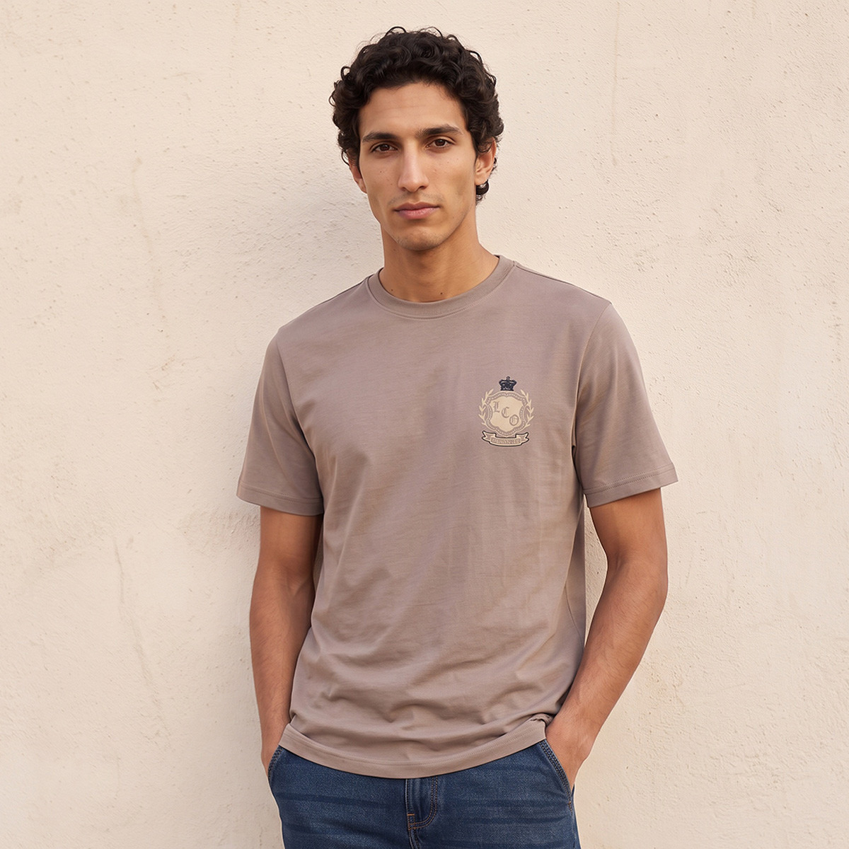 Lee Cooper Cotton Crew Neck T-shirt-men-clothing-tshirtsandpolos-tshirts-image-3