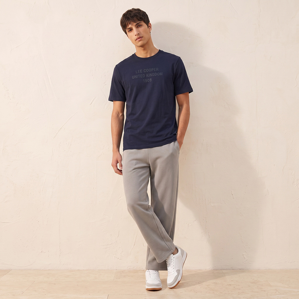 Lee Cooper Crew Neck Logo T-shirt-men-clothing-tshirtsandpolos-tshirts-image-2
