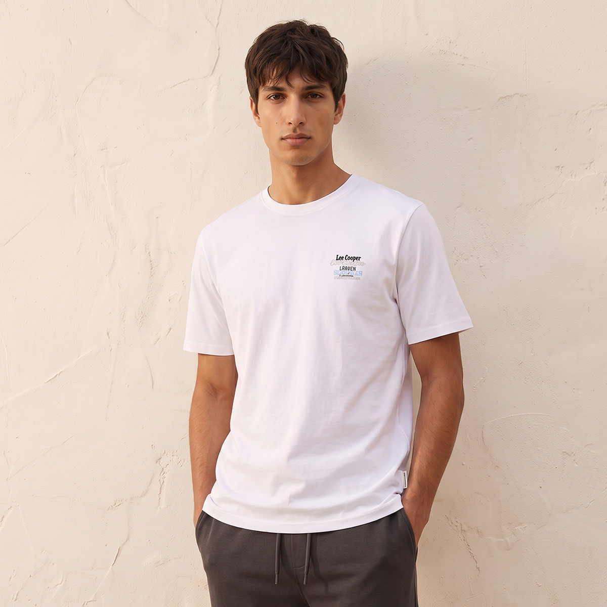 Lee Cooper Crew Neck Logo T-shirt-men-clothing-tshirtsandpolos-tshirts-image-5