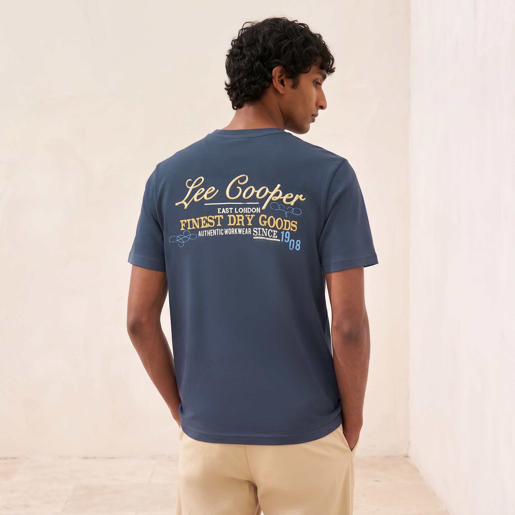 Lee Cooper Crew Neck Logo T-shirt-men-clothing-tshirtsandpolos-tshirts-image-1