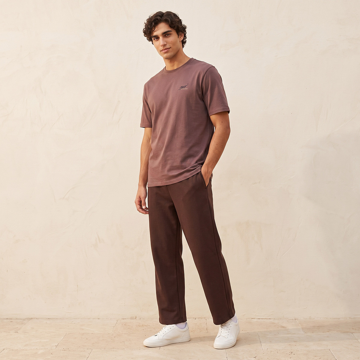 Lee Cooper Crew Neck Short Sleeves Logo Print T-shirt-men-clothing-tshirtsandpolos-tshirts-image-2