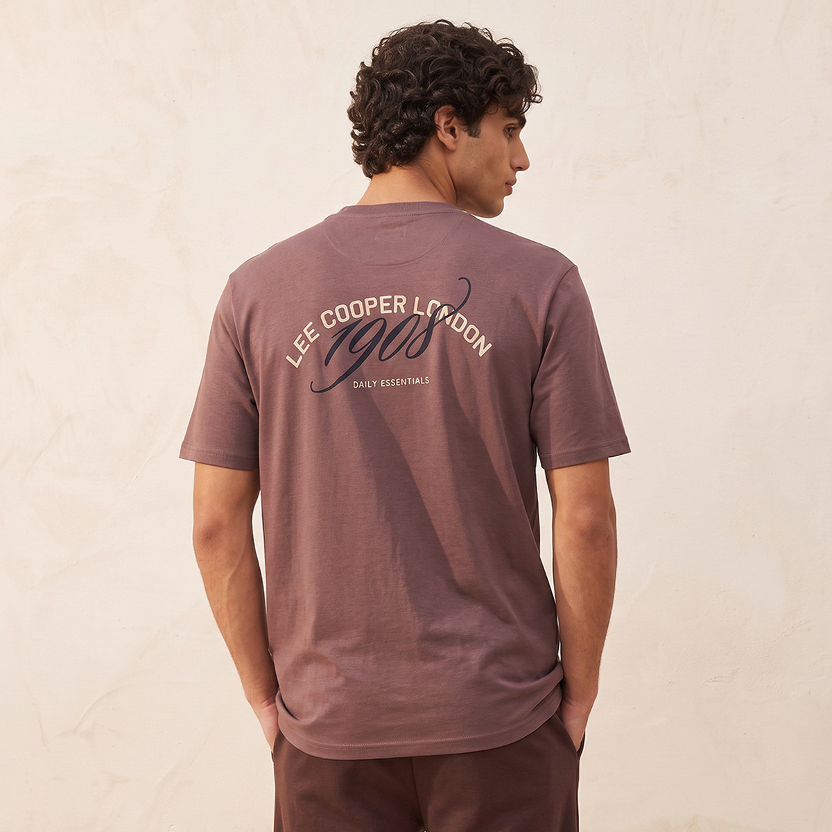 Lee Cooper Crew Neck Short Sleeves Logo Print T-shirt-men-clothing-tshirtsandpolos-tshirts-image-3
