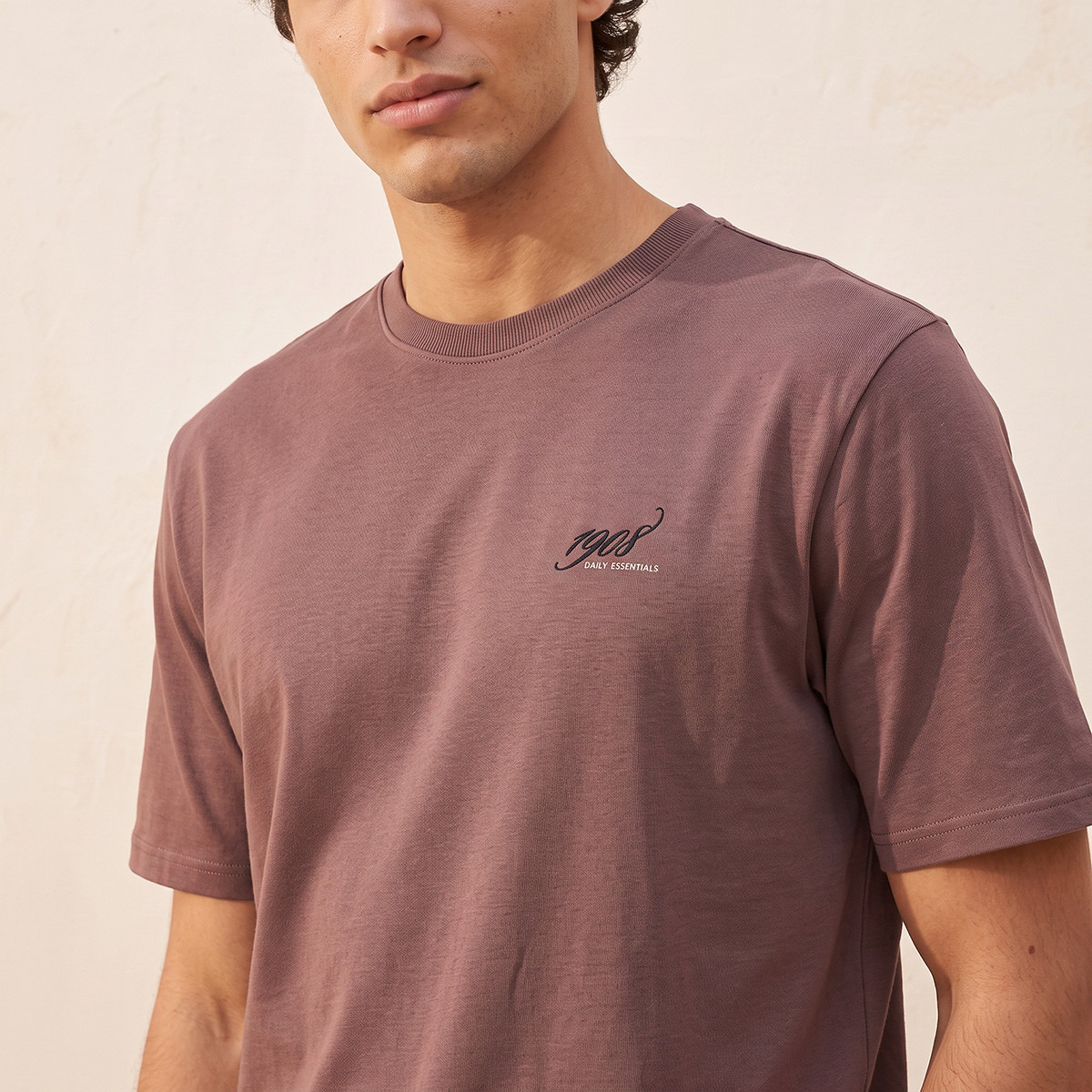Lee Cooper Crew Neck Short Sleeves Logo Print T-shirt-men-clothing-tshirtsandpolos-tshirts-image-4