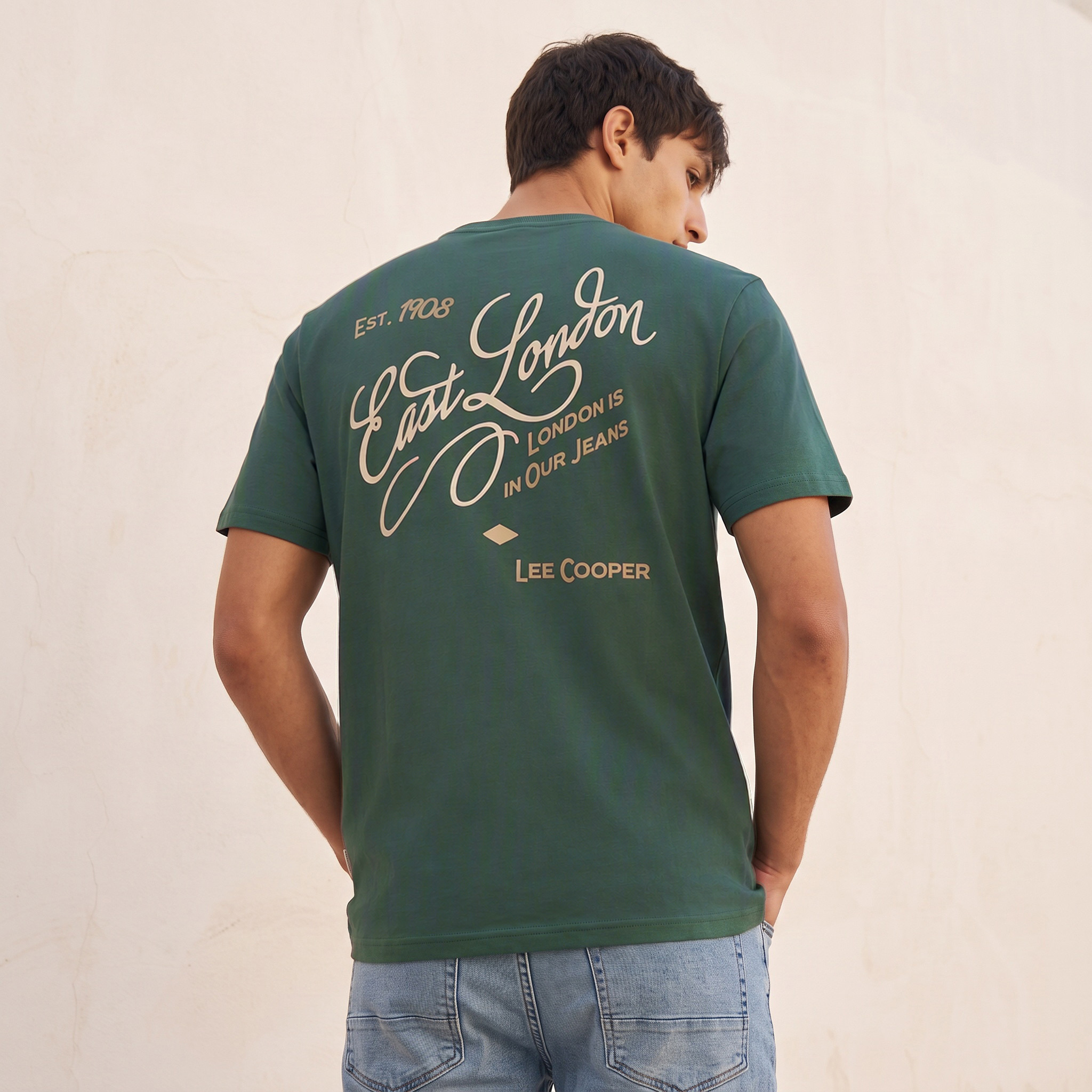 Lee Cooper Crew Neck Logo T-shirt-men-clothing-tshirtsandpolos-tshirts-image-1