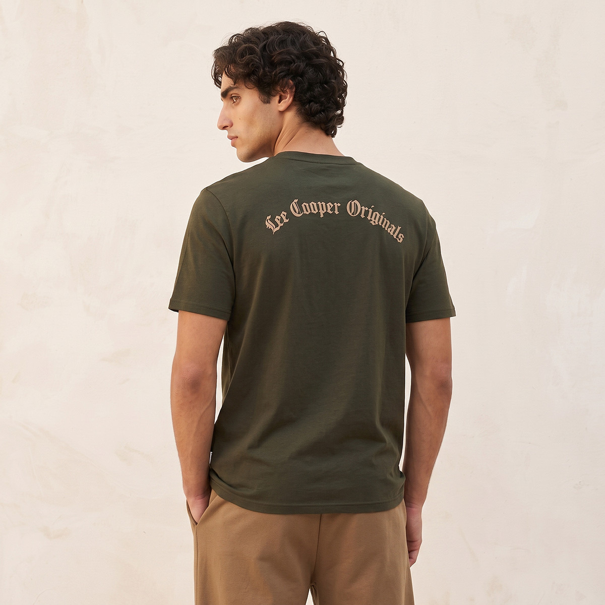 Lee Cooper Crew Neck Short Sleeves Logo Print T-shirt-men-clothing-tshirtsandpolos-tshirts-image-3