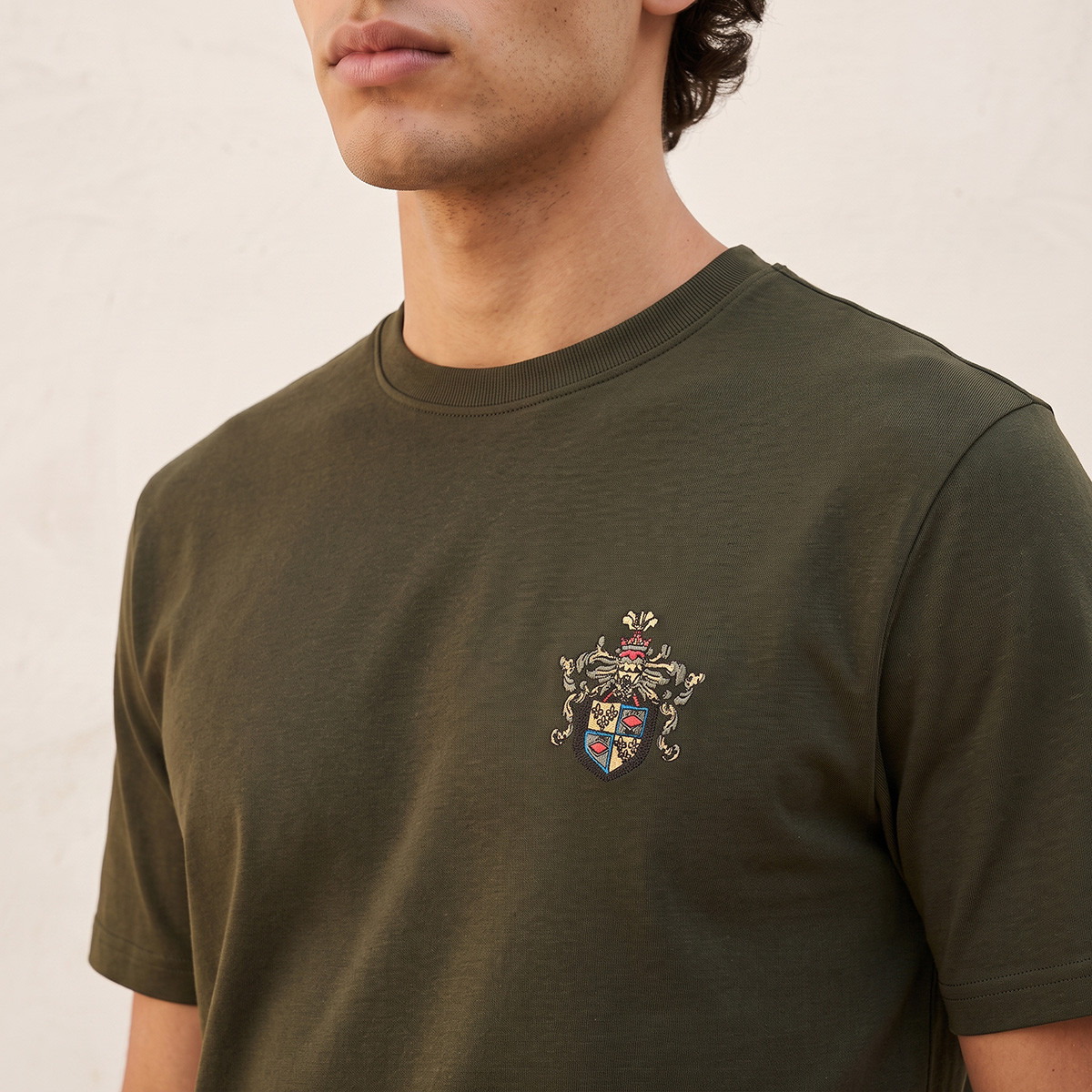 Lee Cooper Crew Neck Short Sleeves Logo Print T-shirt-men-clothing-tshirtsandpolos-tshirts-image-4