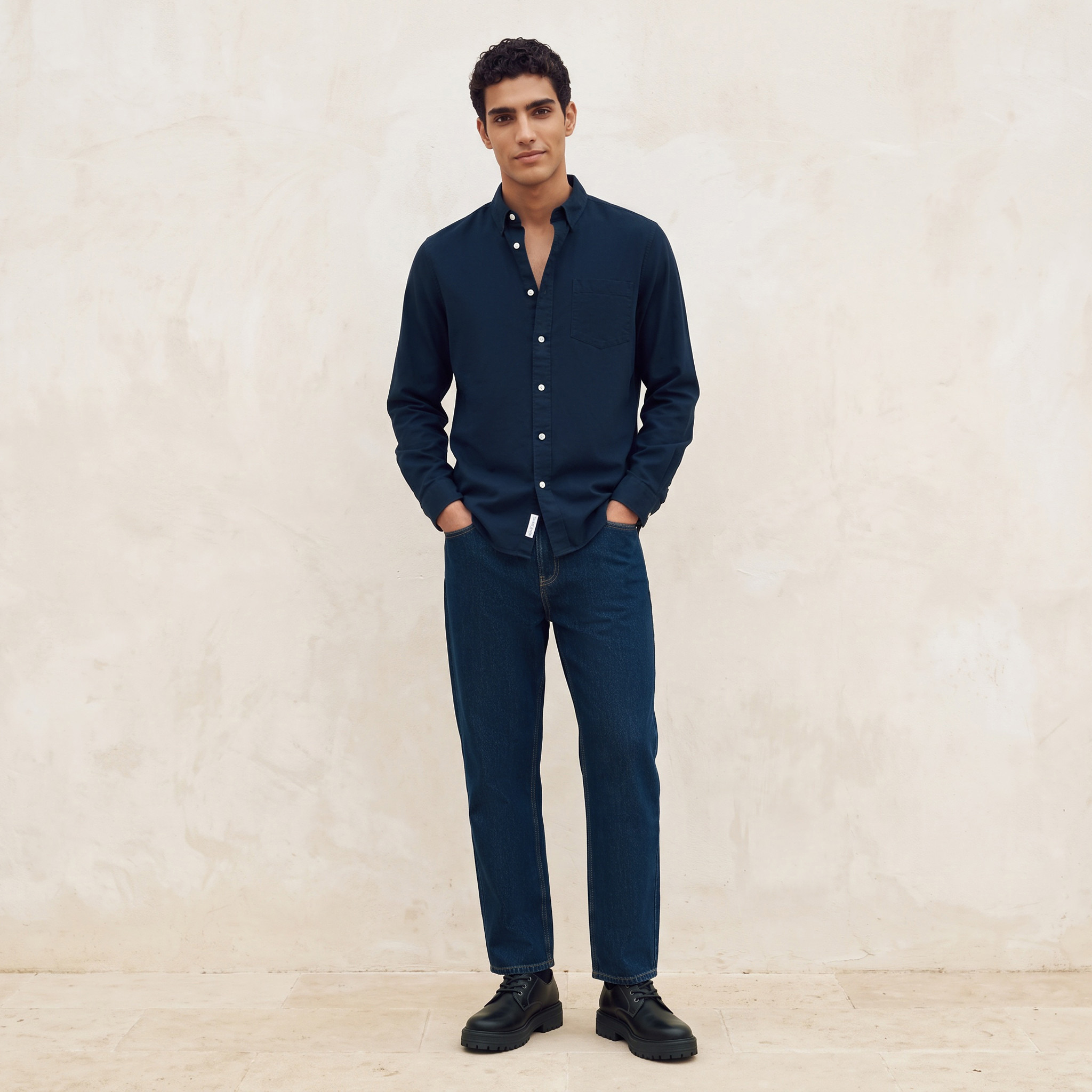 Lee Cooper Regular Fit Cotton Shirt-men-clothing-shirts-image-2