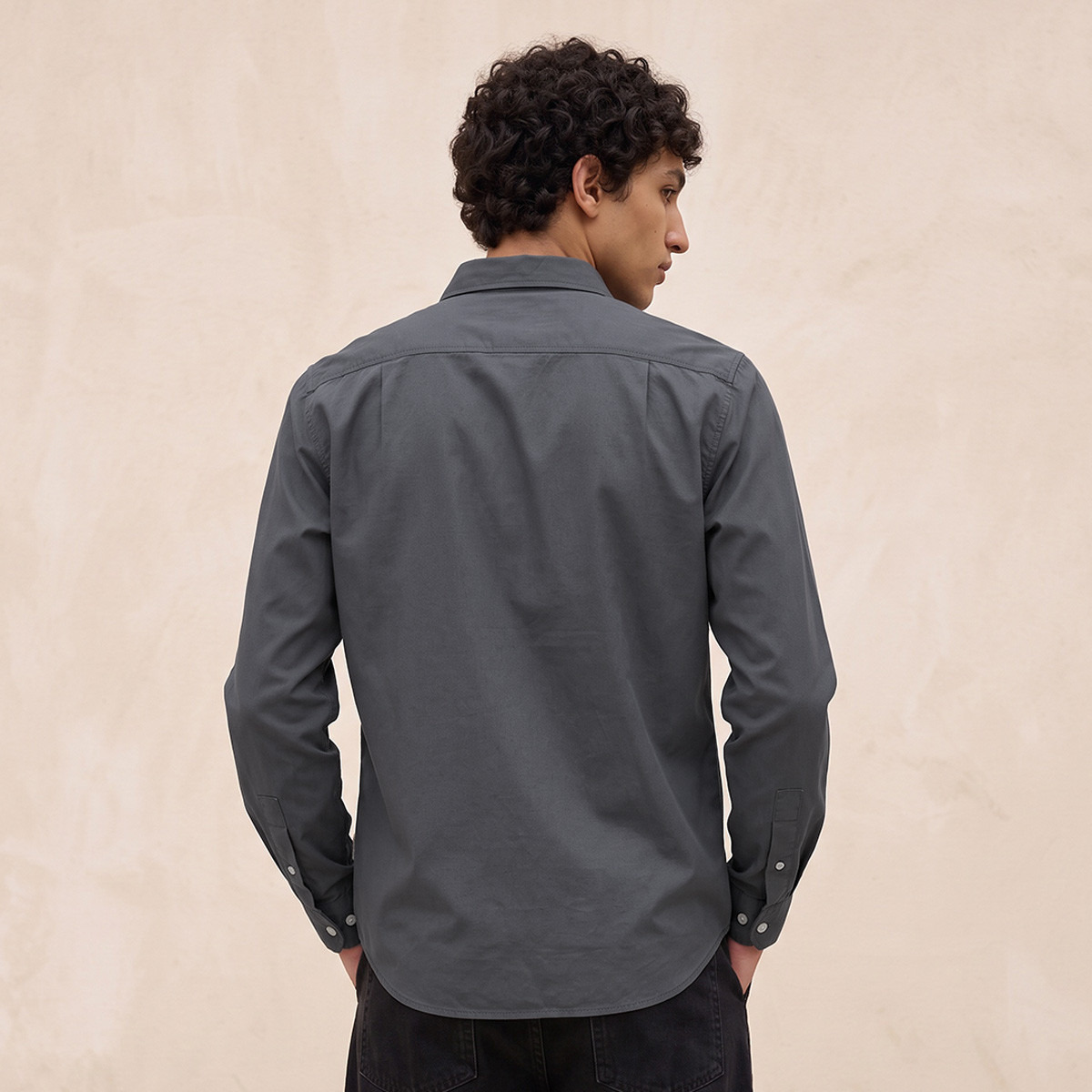 قميص قطن بقصة مستقيمة من لي كوبر-men-clothing-shirts-image-3