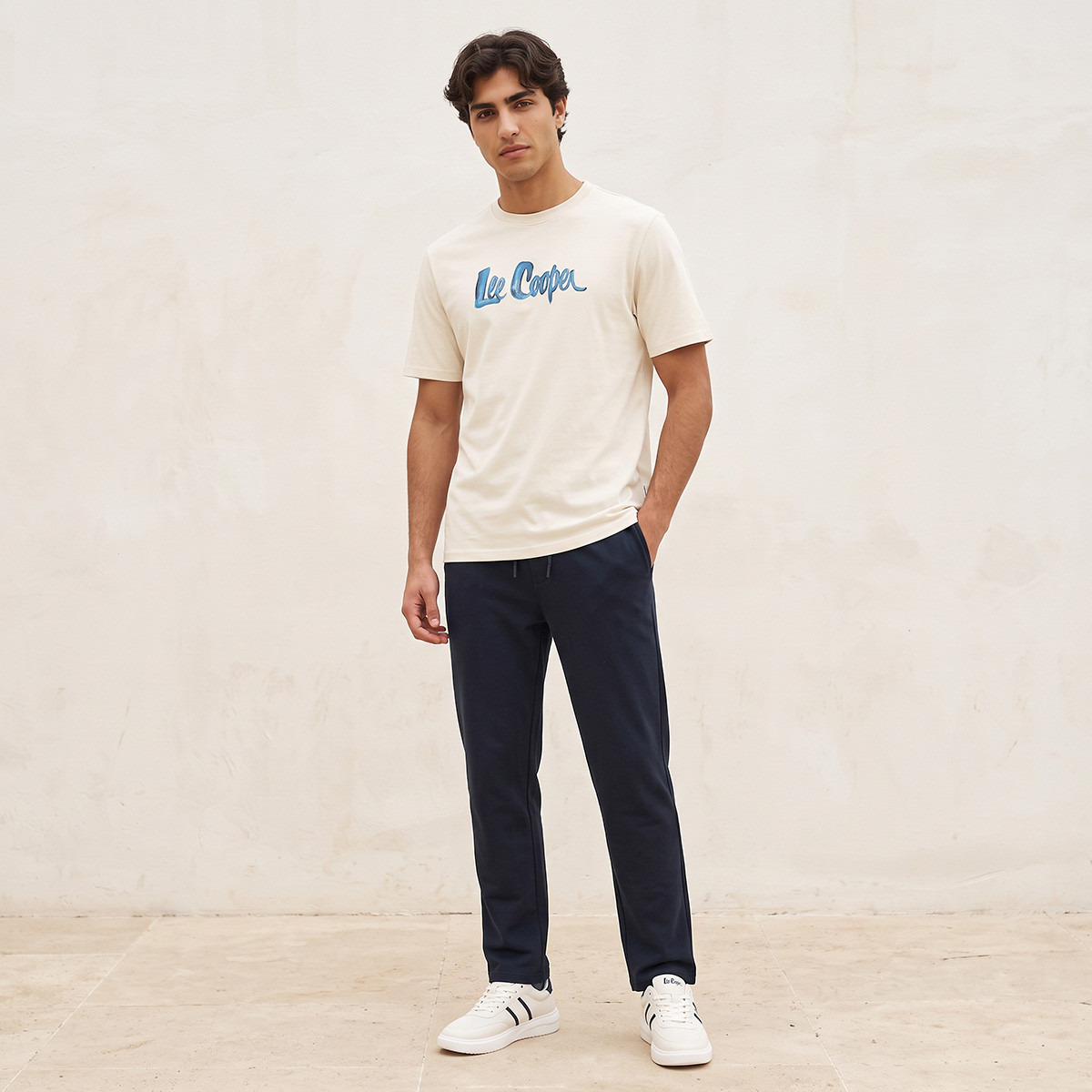 Lee Cooper Regular Fit Cotton Crew Neck T-shirt-men-clothing-tshirtsandpolos-tshirts-image-2