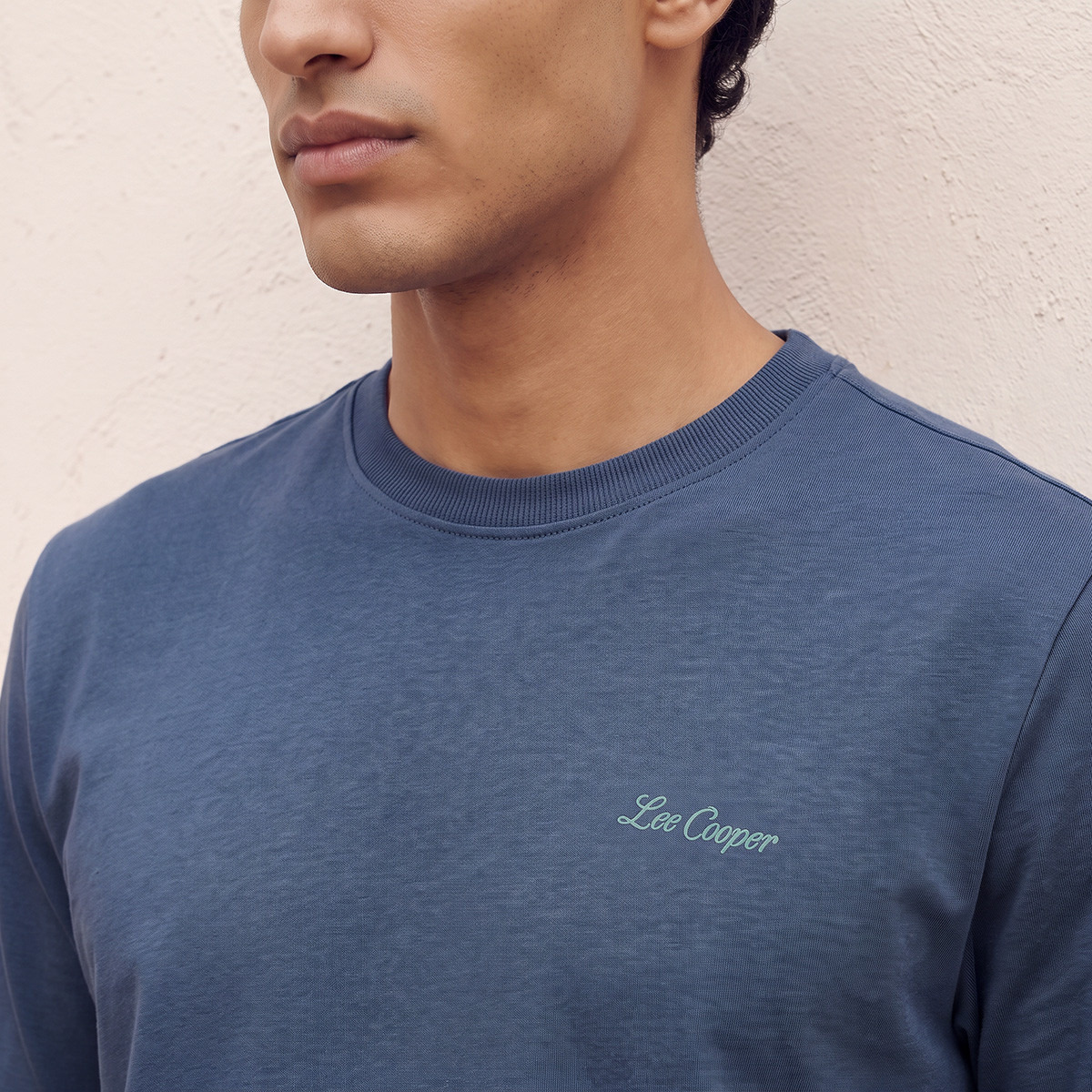Lee Cooper Regular Fit Cotton Crew Neck T-shirt-men-clothing-tshirtsandpolos-tshirts-image-4