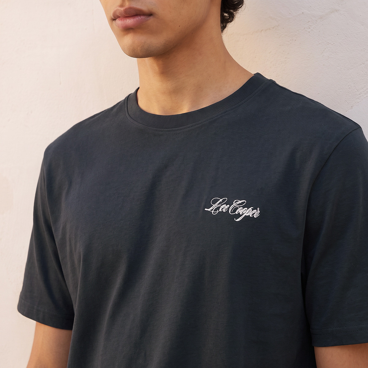 Lee Cooper Regular Fit Cotton Crew Neck T-shirt-men-clothing-tshirtsandpolos-tshirts-image-5