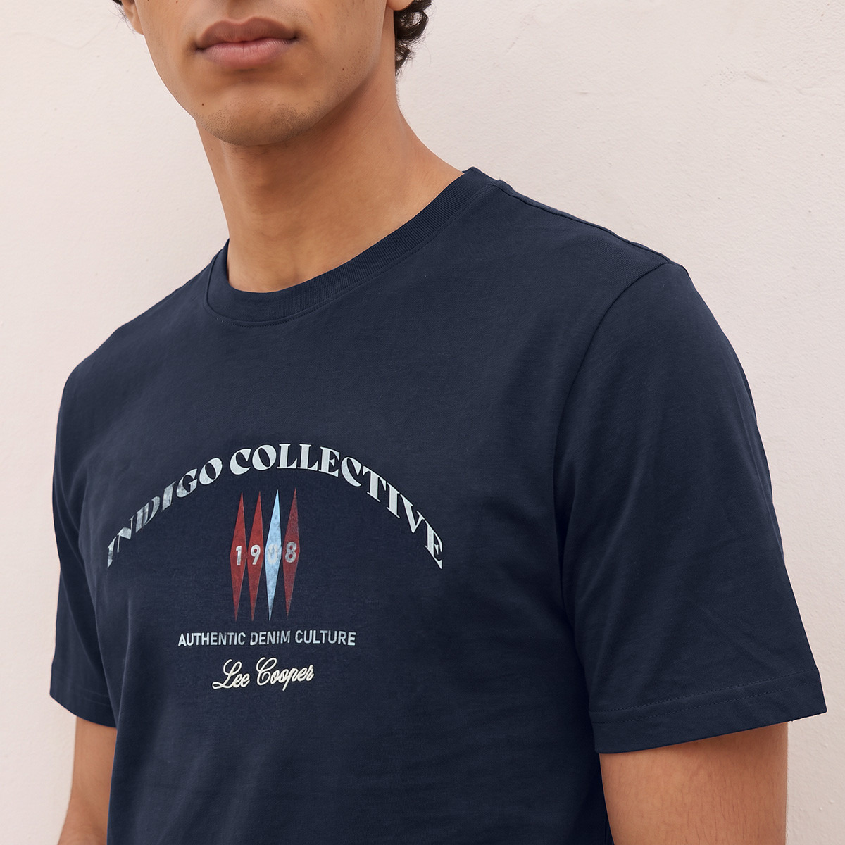 Lee Cooper Regular Fit Cotton Crew Neck T-shirt-men-clothing-tshirtsandpolos-tshirts-image-4