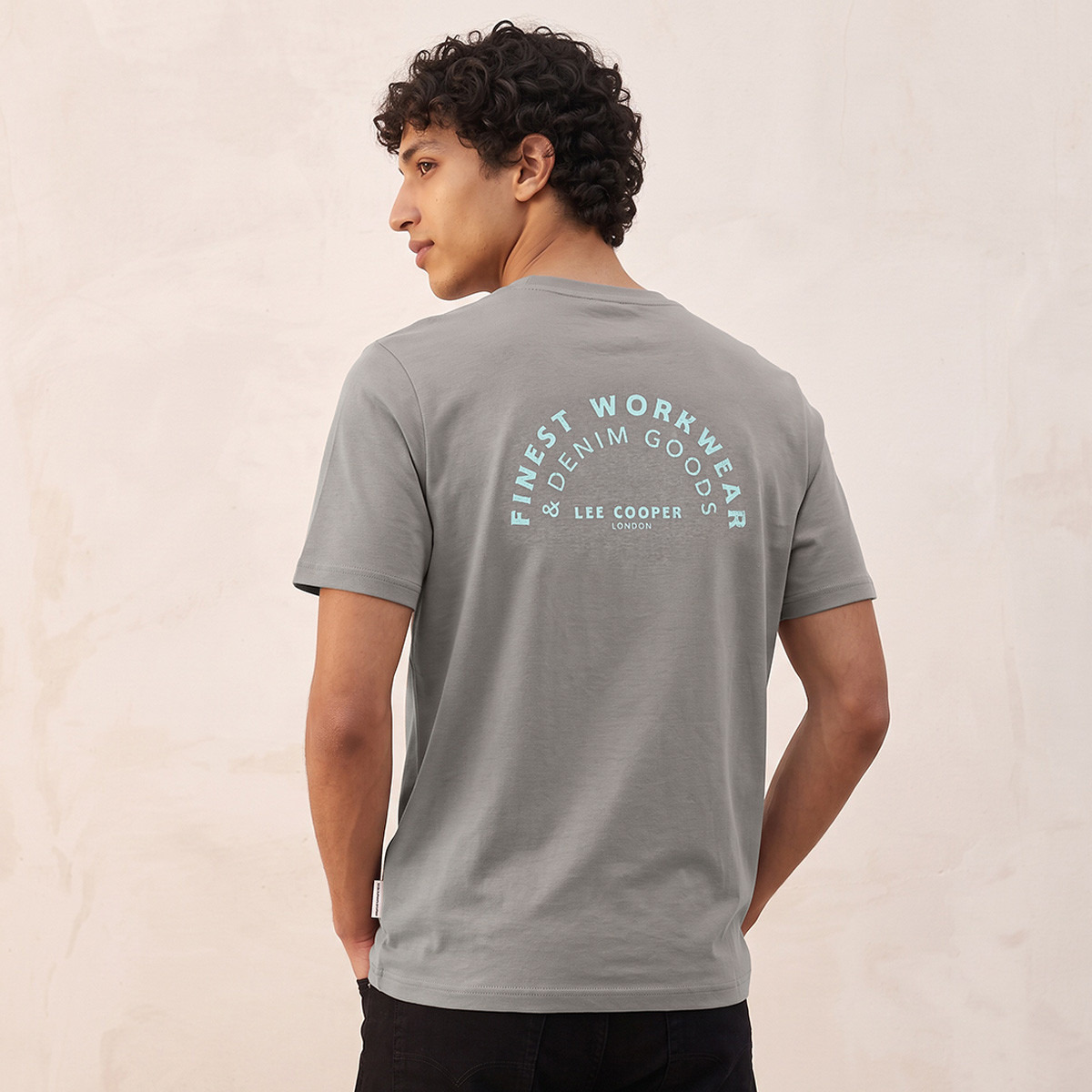 Lee Cooper Regular Fit Cotton Crew Neck T-shirt-men-clothing-tshirtsandpolos-tshirts-image-1