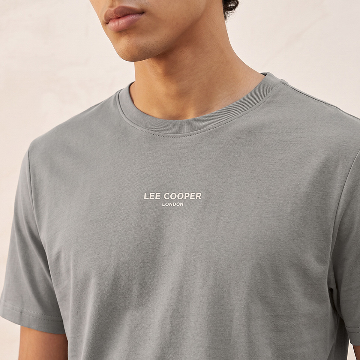 Lee Cooper Regular Fit Cotton Crew Neck T-shirt-men-clothing-tshirtsandpolos-tshirts-image-4