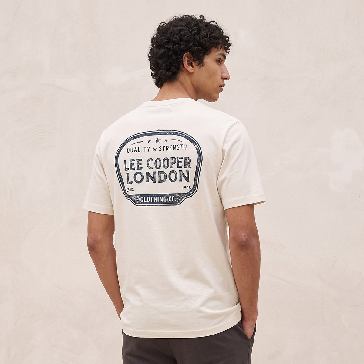 Lee Cooper Regular Fit Cotton Crew Neck T-shirt-men-clothing-tshirtsandpolos-tshirts-image-1