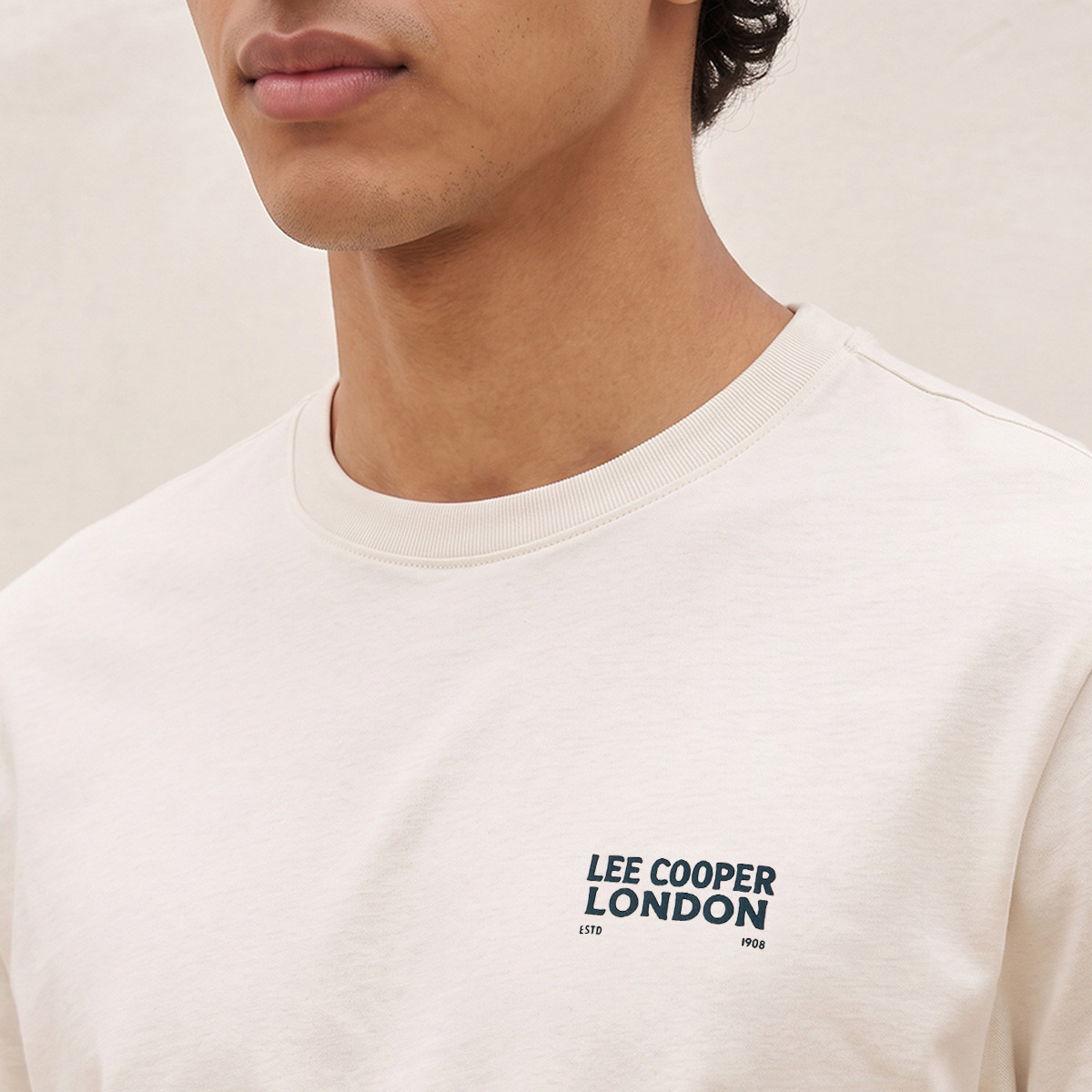 Lee Cooper Regular Fit Cotton Crew Neck T-shirt-men-clothing-tshirtsandpolos-tshirts-image-5