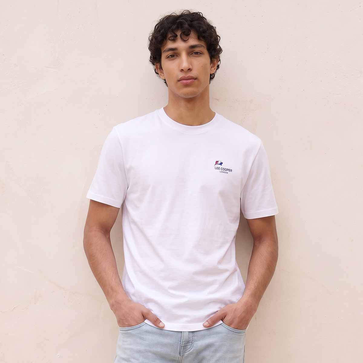 Lee Cooper Cotton Crew Neck T-shirt-men-clothing-tshirtsandpolos-tshirts-image-1
