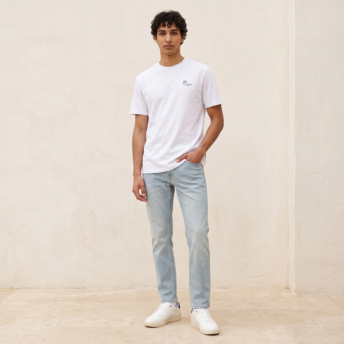Lee Cooper Cotton Crew Neck T-shirt-men-clothing-tshirtsandpolos-tshirts-image-2
