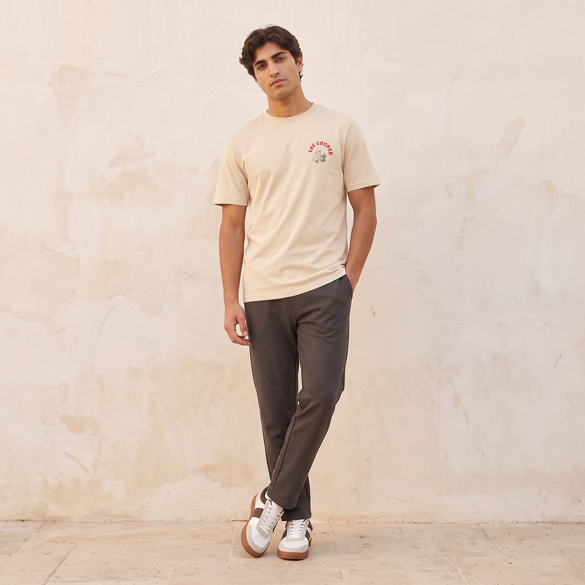 Lee Cooper Cotton Crew Neck T-shirt-men-clothing-tshirtsandpolos-tshirts-image-2