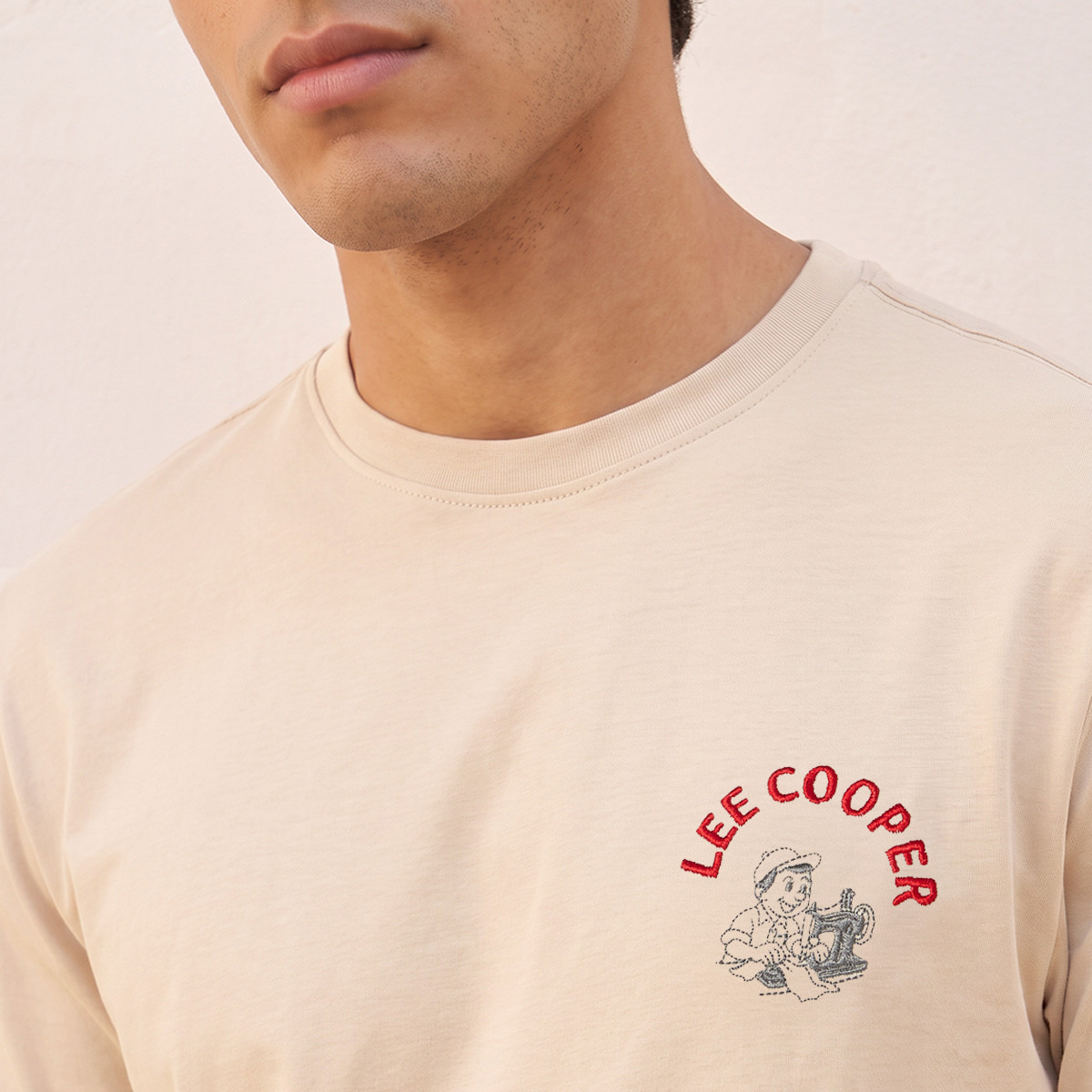 Lee Cooper Cotton Crew Neck T-shirt-men-clothing-tshirtsandpolos-tshirts-image-4