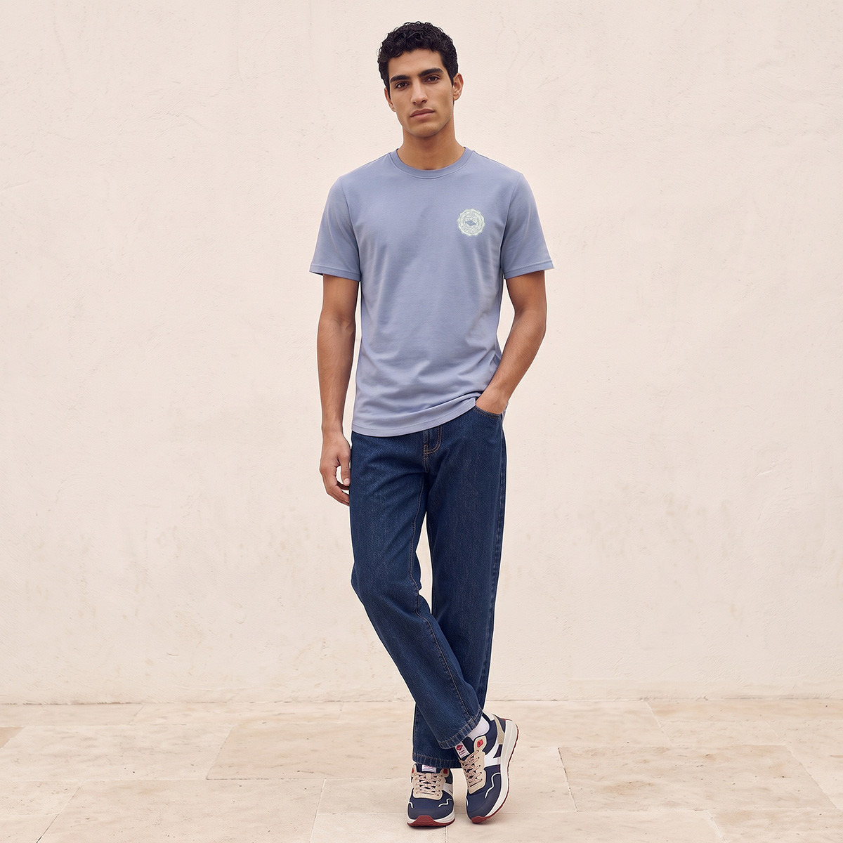 Lee Cooper Cotton Crew Neck T-shirt-men-clothing-tshirtsandpolos-tshirts-image-2