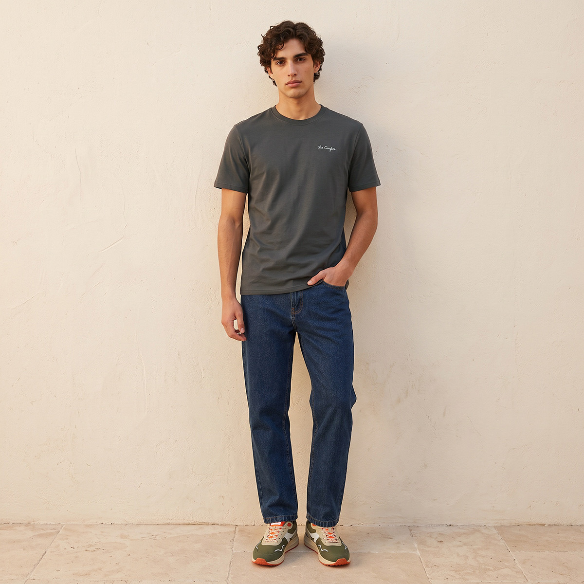 Lee Cooper Cotton Crew Neck T-shirt-men-clothing-tshirtsandpolos-tshirts-image-2