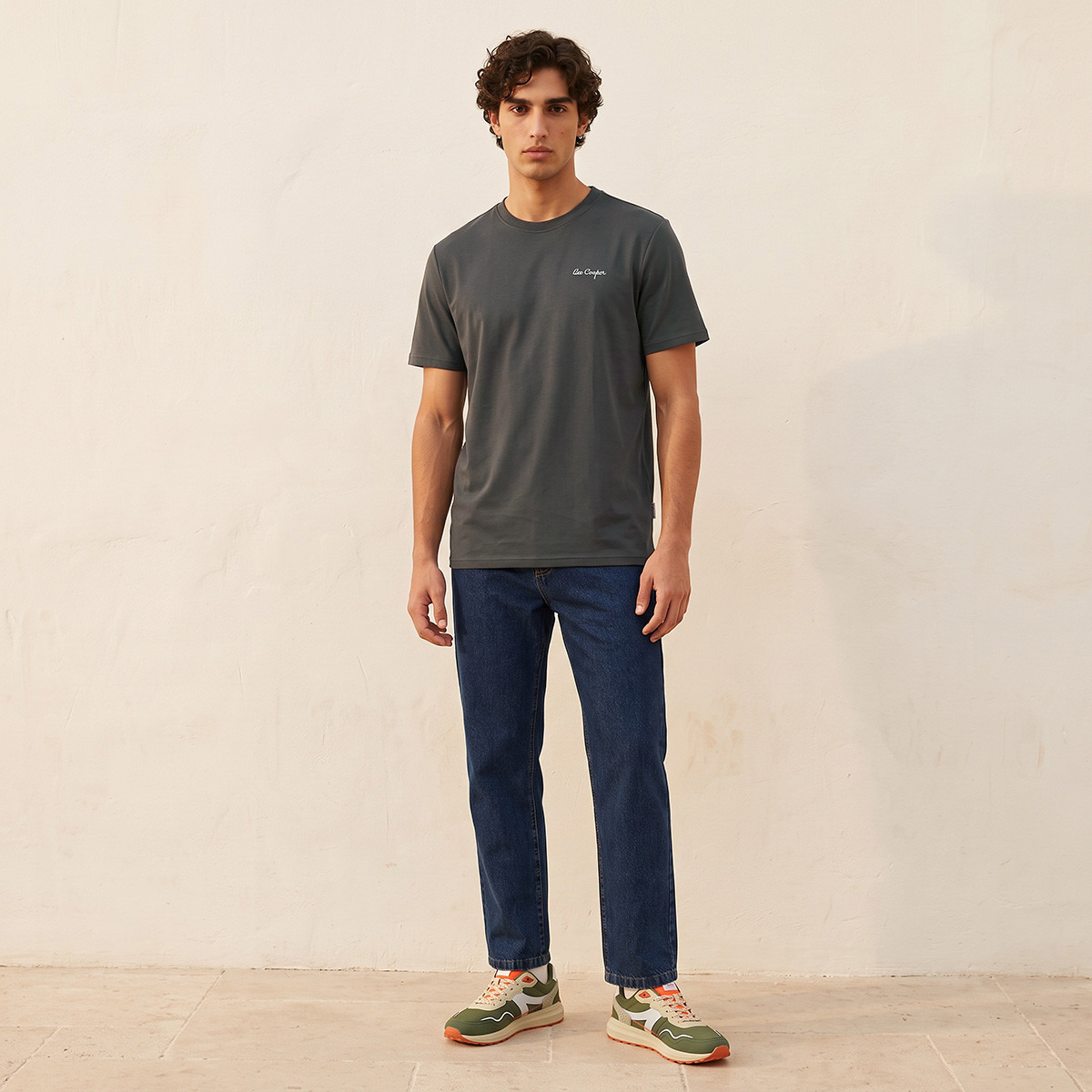 Lee Cooper Cotton Crew Neck T-shirt-men-clothing-tshirtsandpolos-tshirts-image-4