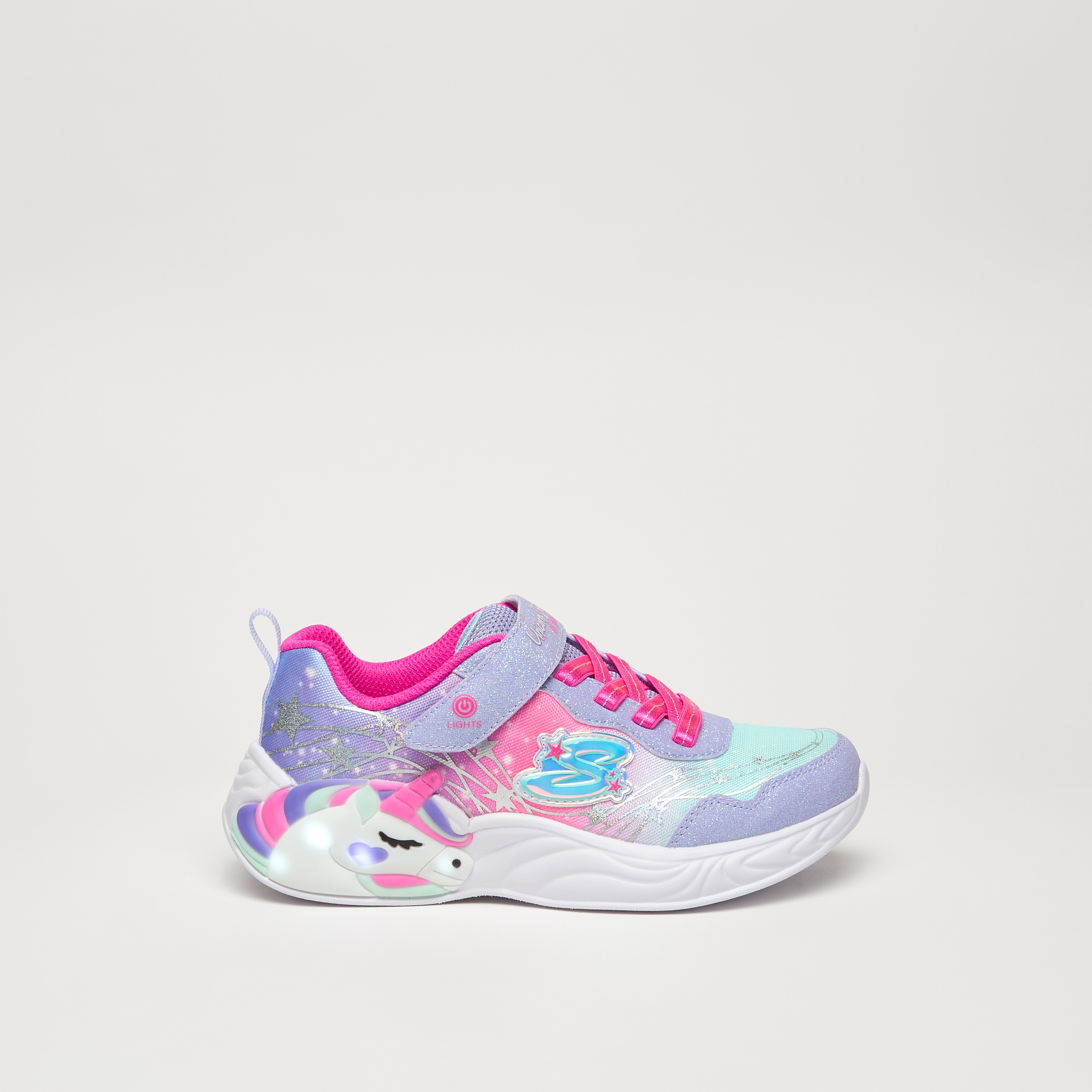سكيتشرز حذاء رياضي يونيكورن دريم ميموري فوم للبنات 302299L-LVHP | OE-girls-shoes-sneakers-image-4