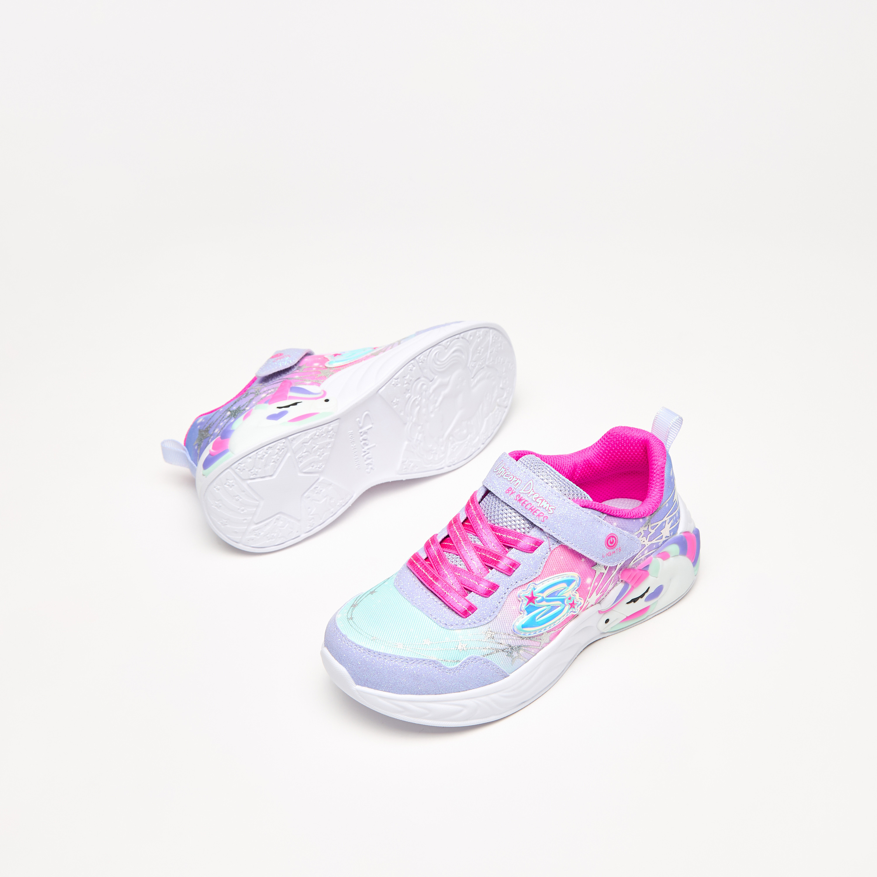 سكيتشرز حذاء رياضي يونيكورن دريم ميموري فوم للبنات 302299L-LVHP | OE-girls-shoes-sneakers-image-6