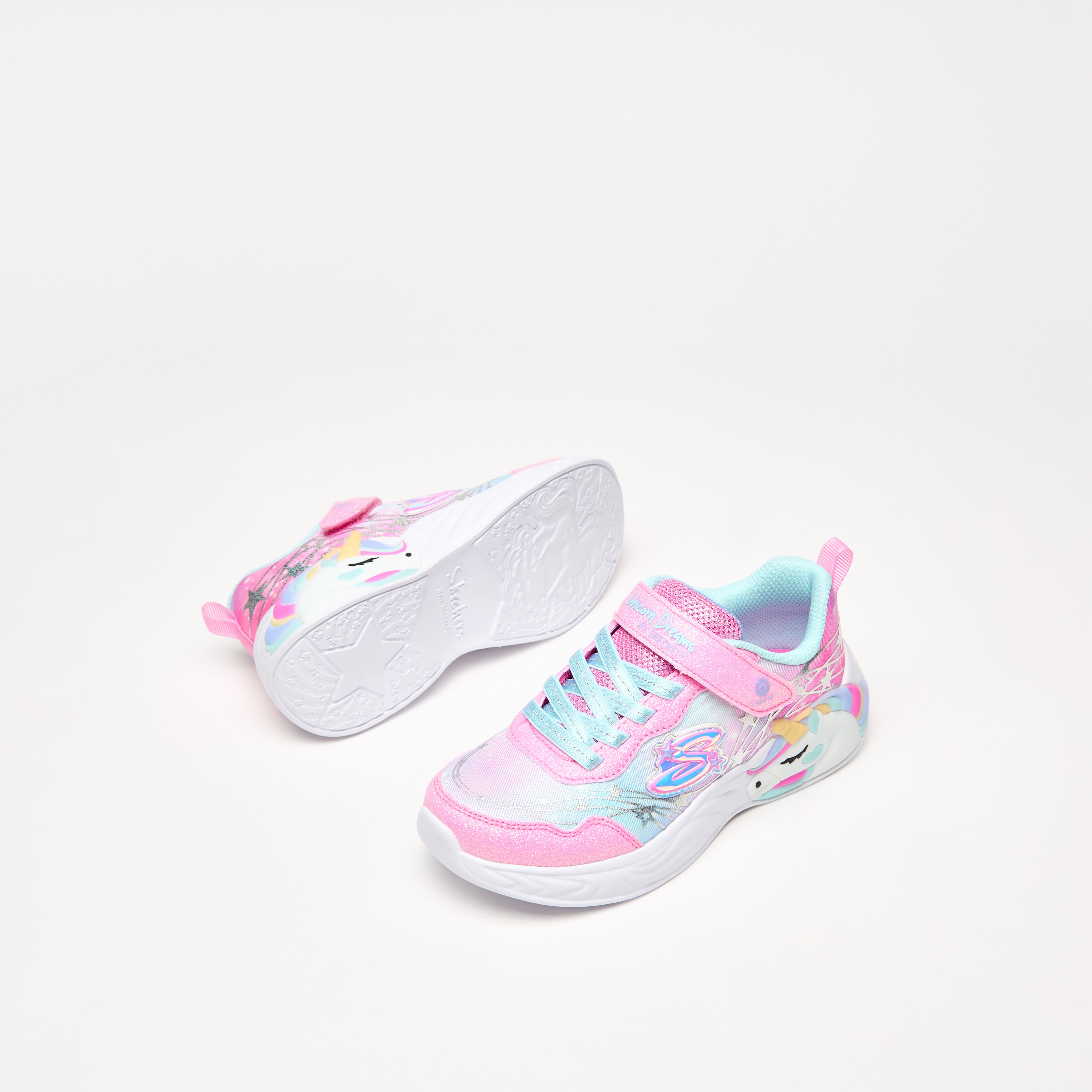 Skechers Unicorn Dreams Girls Memory Foam Sneakers 302299L-LVHP | OE-girls-shoes-sneakers-image-6