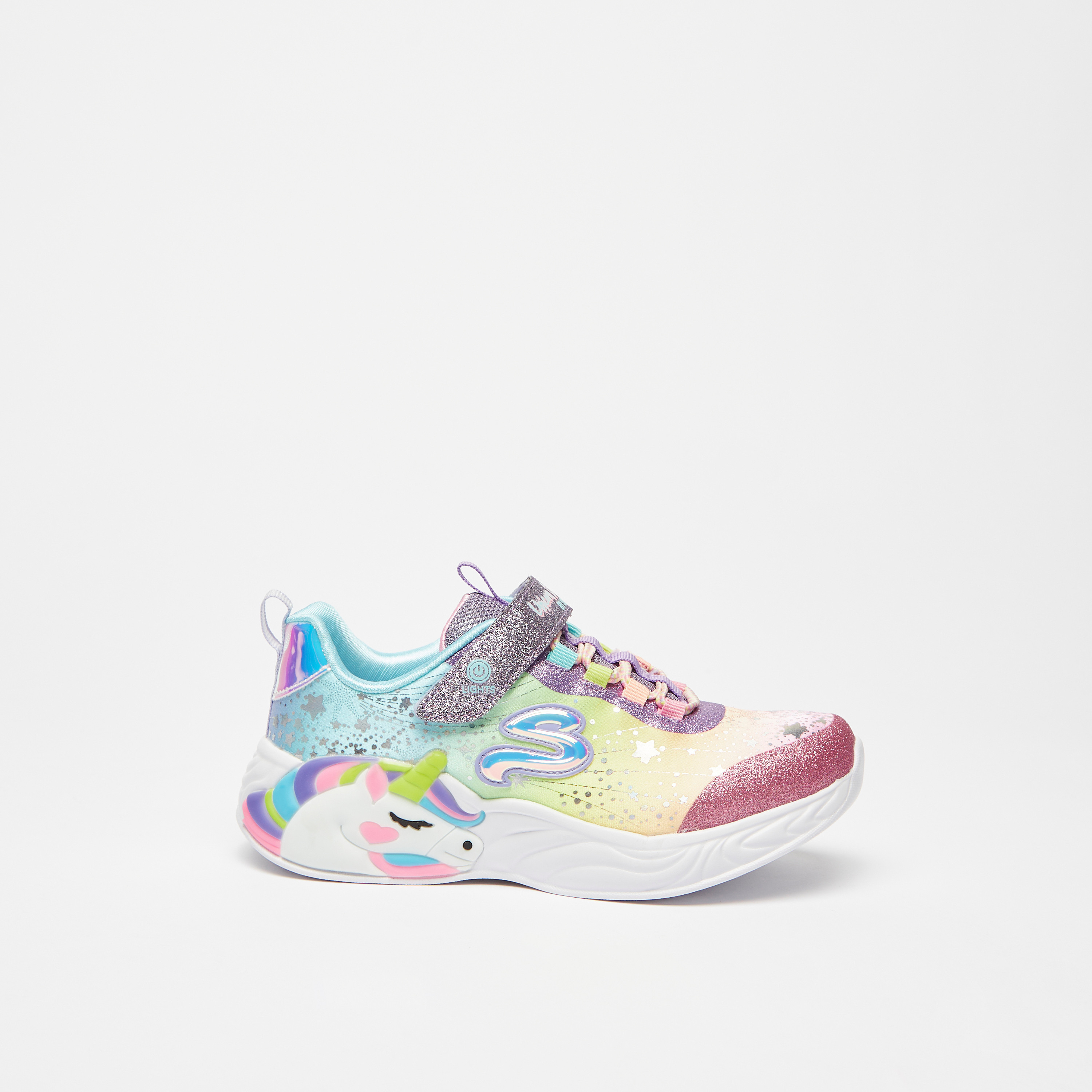 حذاء سنيكرز يونيكورن دريمز للبنات من إسفنج ميموري فوم من سكيتشرز | 302311L-girls-shoes-sneakers-image-8