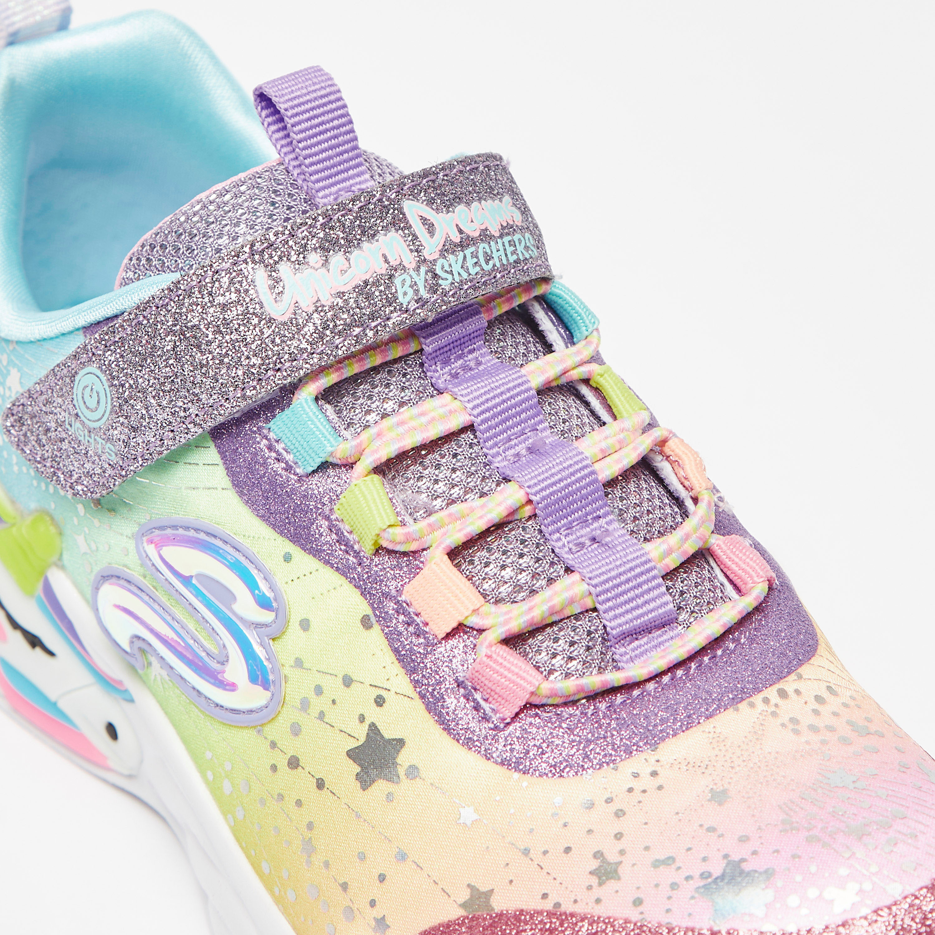 حذاء سنيكرز يونيكورن دريمز للبنات من إسفنج ميموري فوم من سكيتشرز | 302311L-girls-shoes-sneakers-image-11