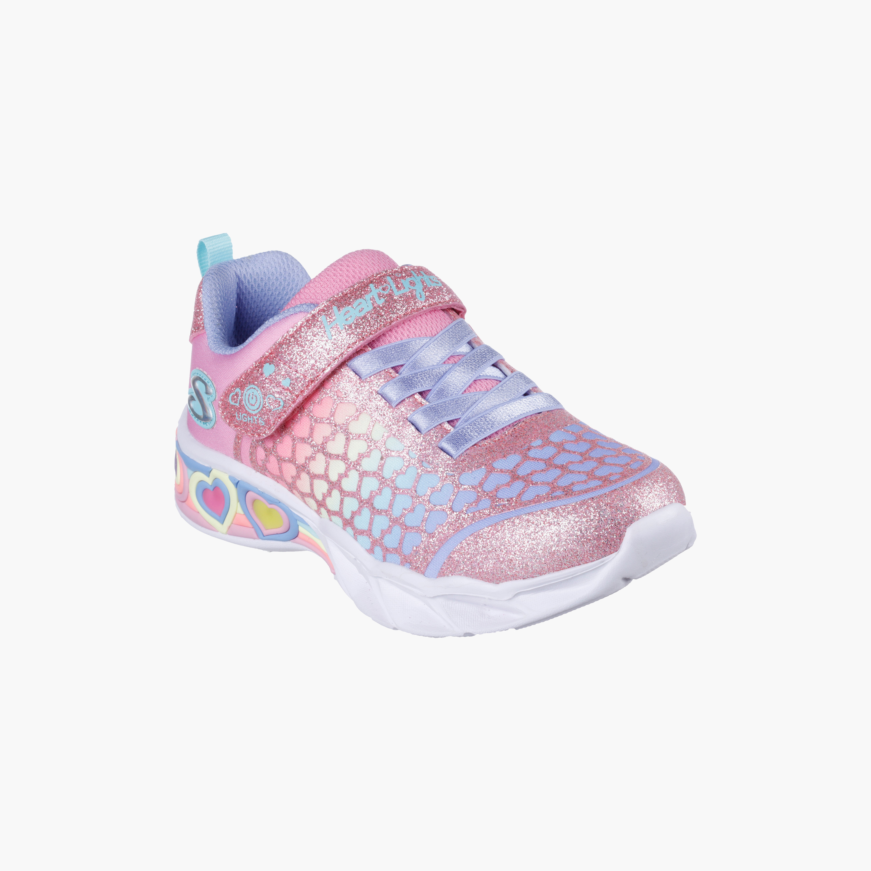 أحذية سكيتشرز سويت هارت لايتس للأطفال | 302312L-girls-shoes-sneakers-image-1