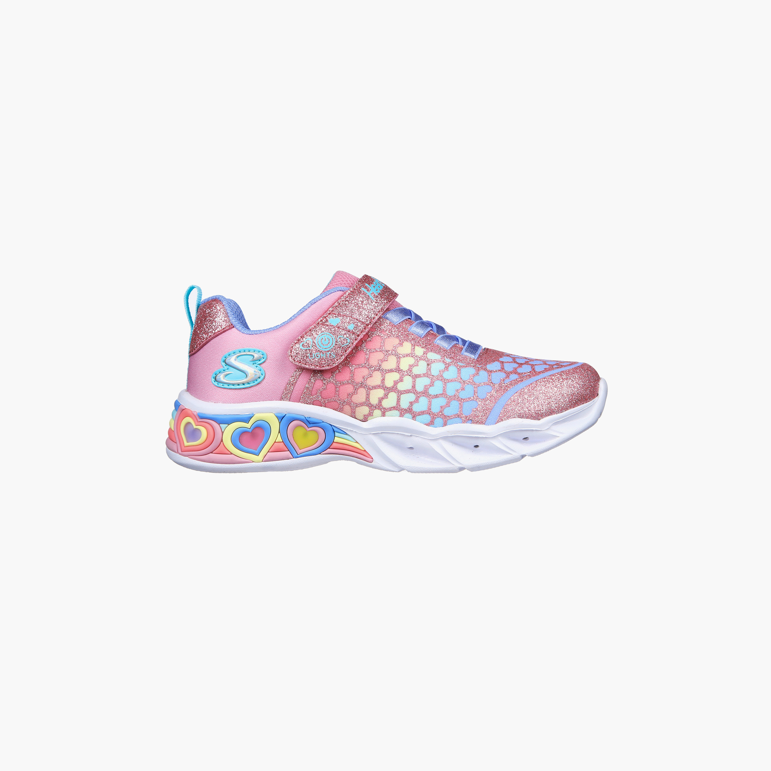 أحذية سكيتشرز سويت هارت لايتس للأطفال | 302312L-girls-shoes-sneakers-image-2