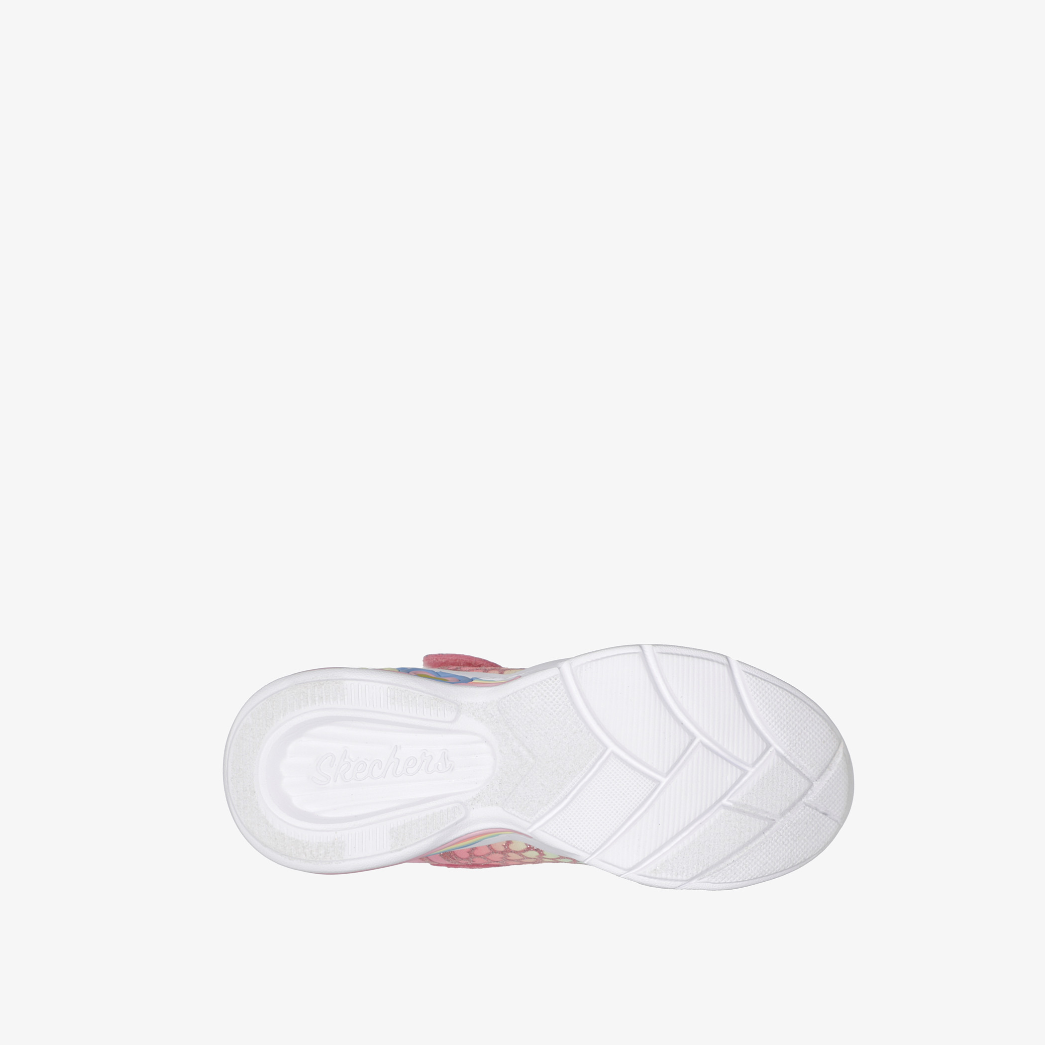 Skechers Girls' Glittered Light-Up Sneakers with Hook and Loop Closure - SWEETHEART LIGHTS-girls-shoes-sneakers-image-4