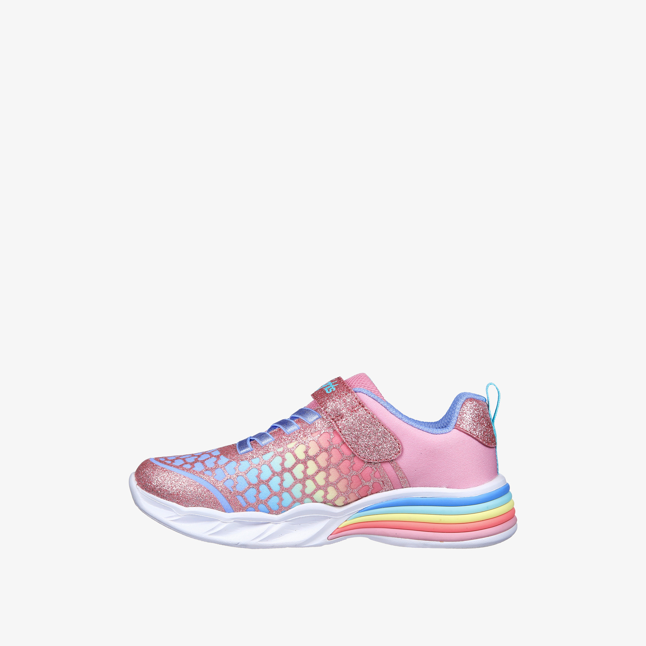 سنيكرز مضيء لامع للفتيات مع خطاف وحلقة إغلاق - SWEETHEART LIGHTS-girls-shoes-sneakers-image-5