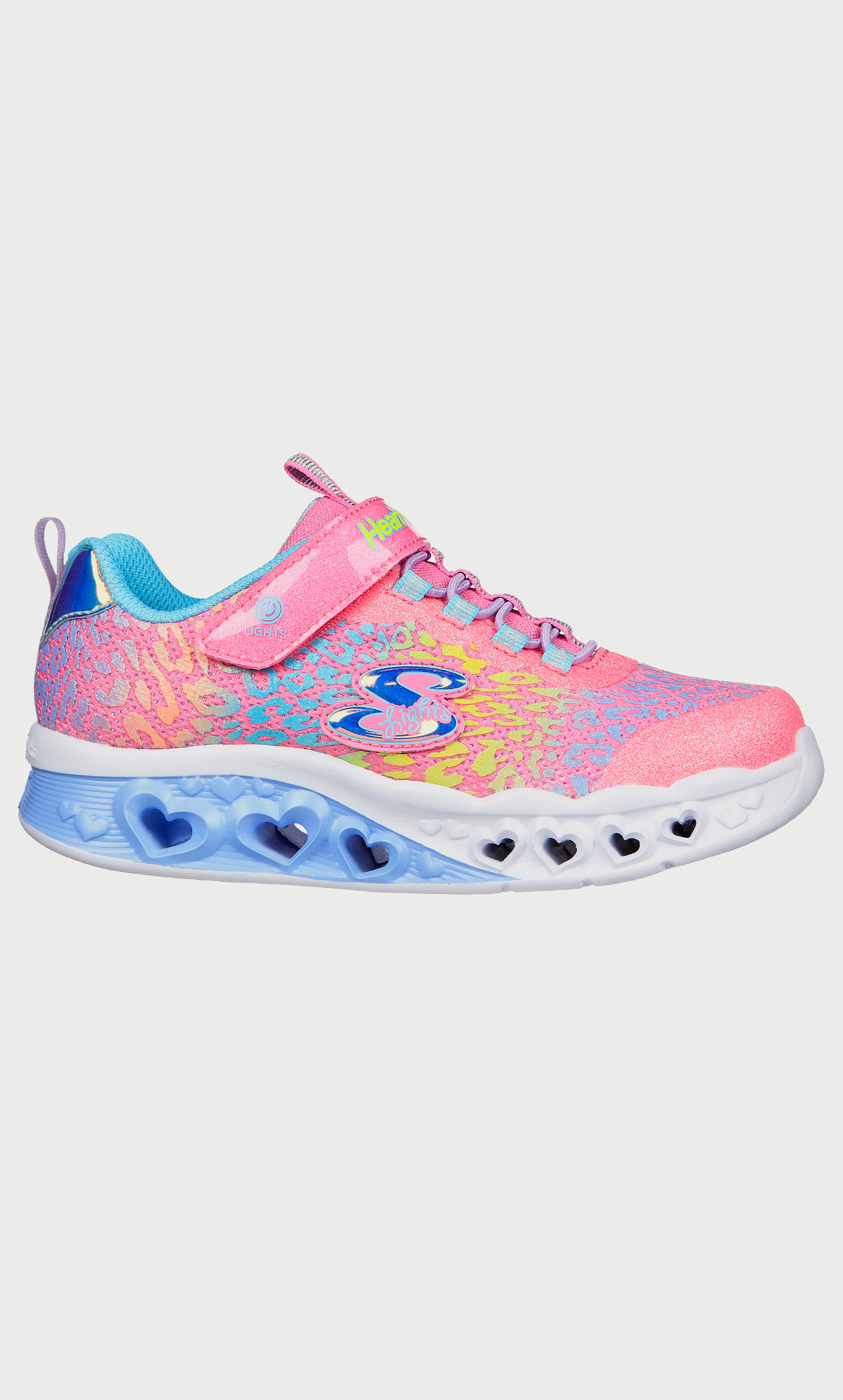 حذاء سنيكرز بناتي من سكيتشرز فلاتر هارت لايتس 302314L-girls-shoes-sneakers-image-2
