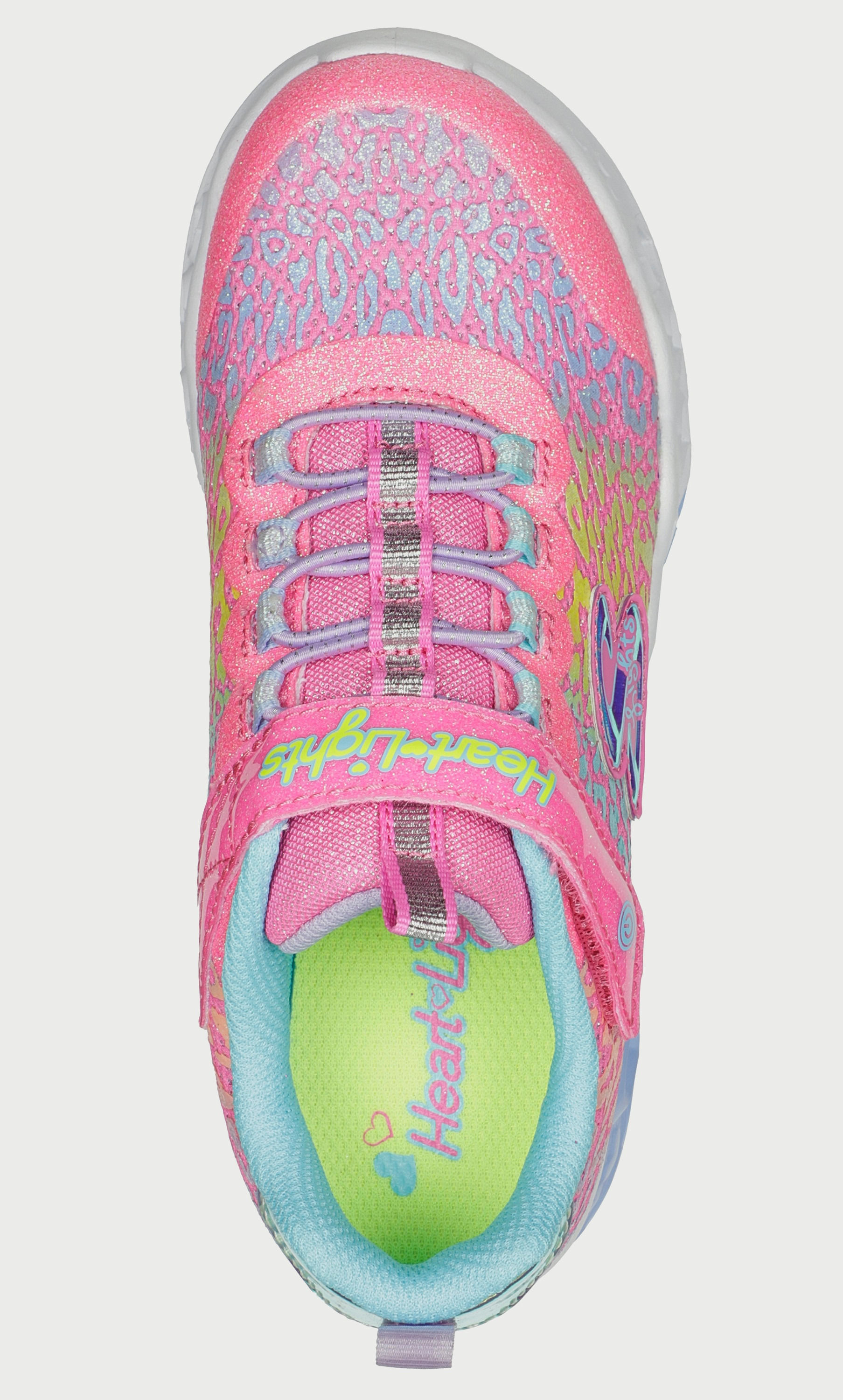 Skechers Flutter Heart Lights Girls Sneakers 302314L-girls-shoes-sneakers-image-4
