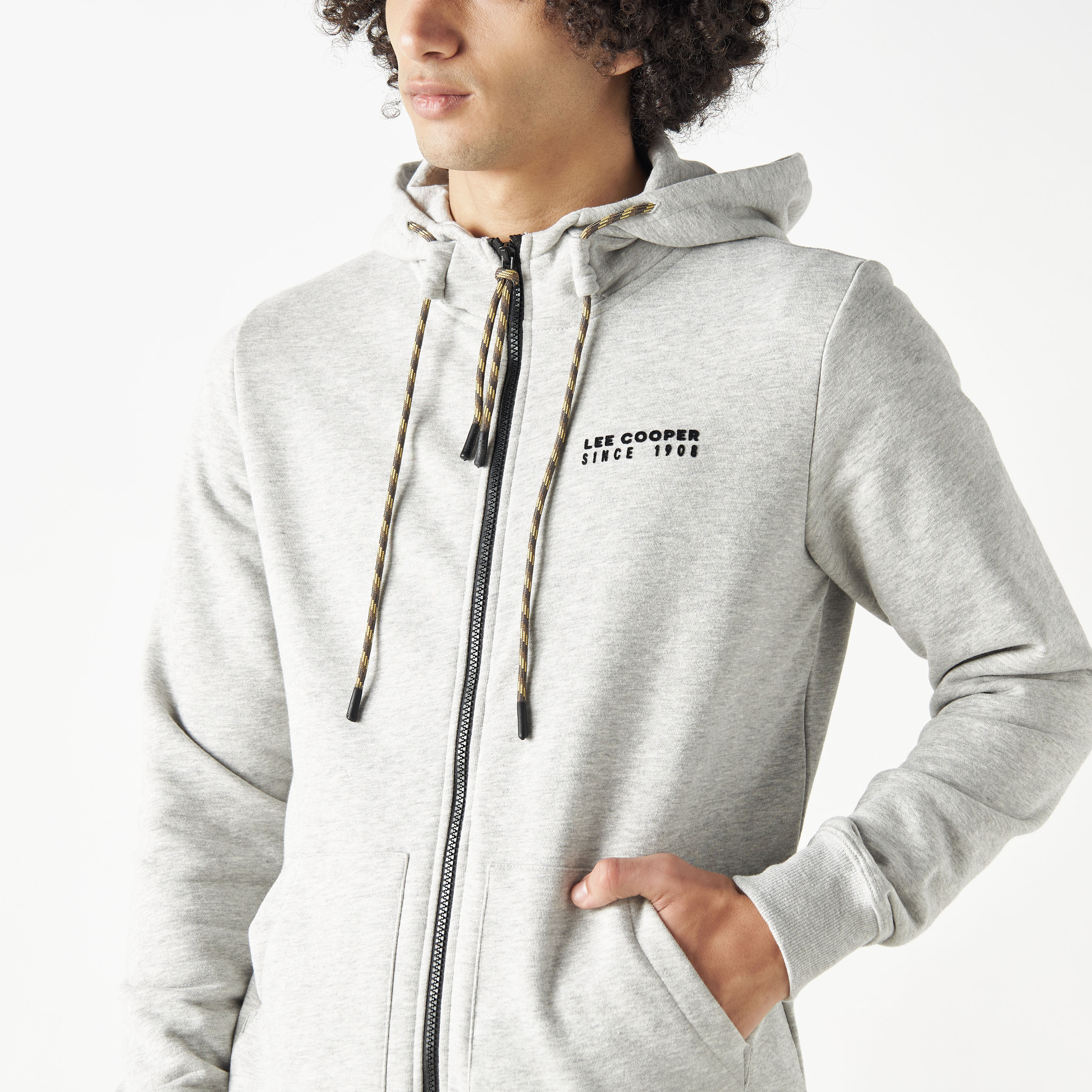 Lee cooper zip on sale hoodie