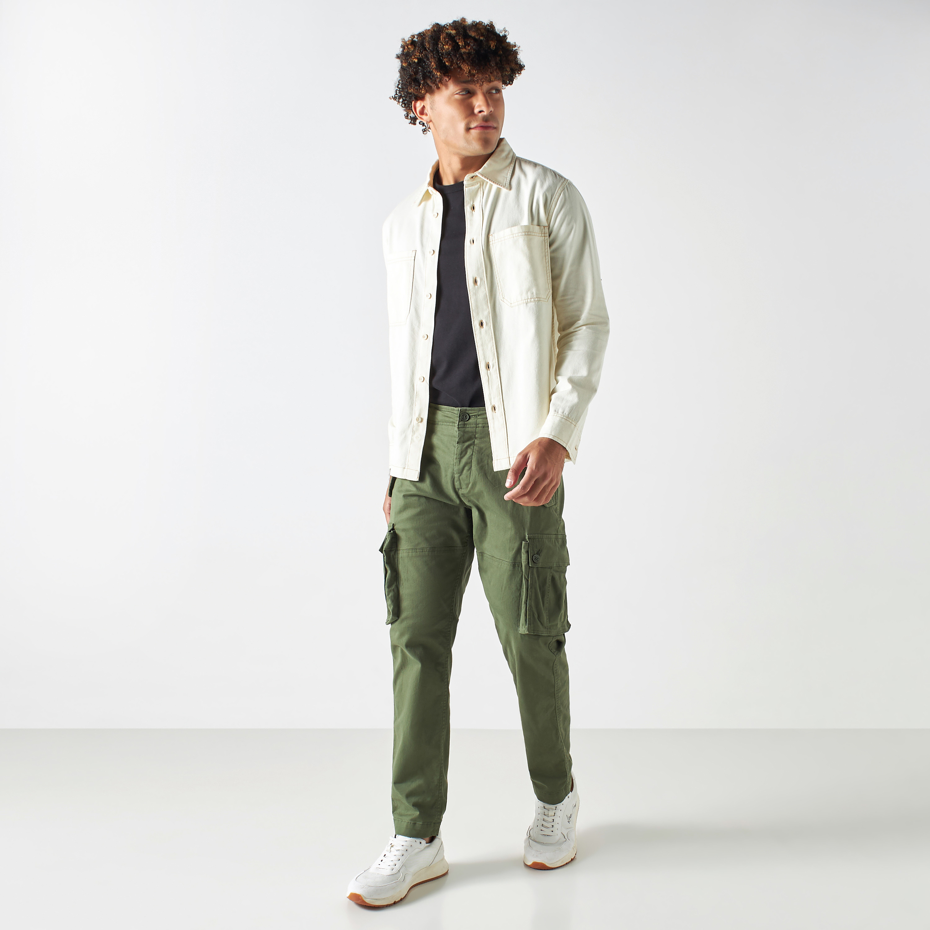 Lee Cooper Relaxed Fit Cargo Pants-men-clothing-trousersandchinos-trousers-image-2
