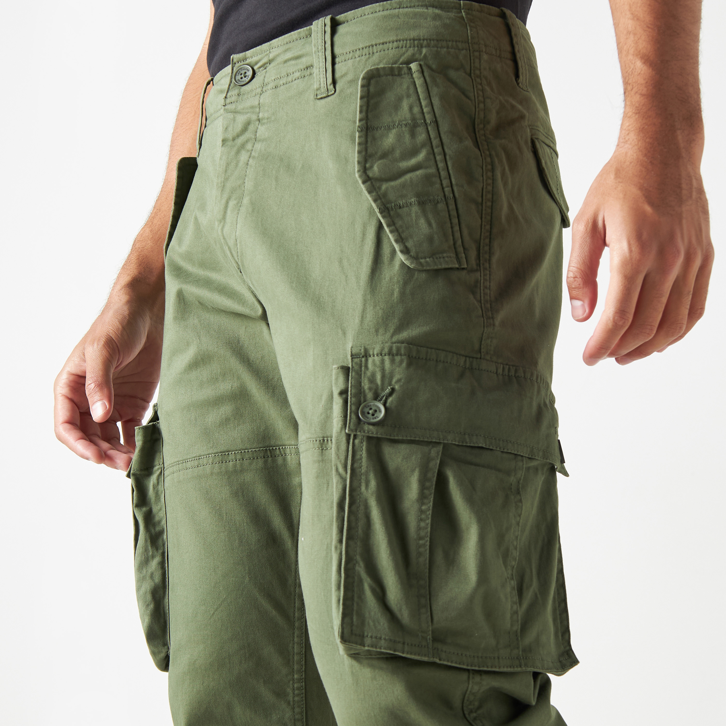Lee Cooper Relaxed Fit Cargo Pants-men-clothing-trousersandchinos-trousers-image-4