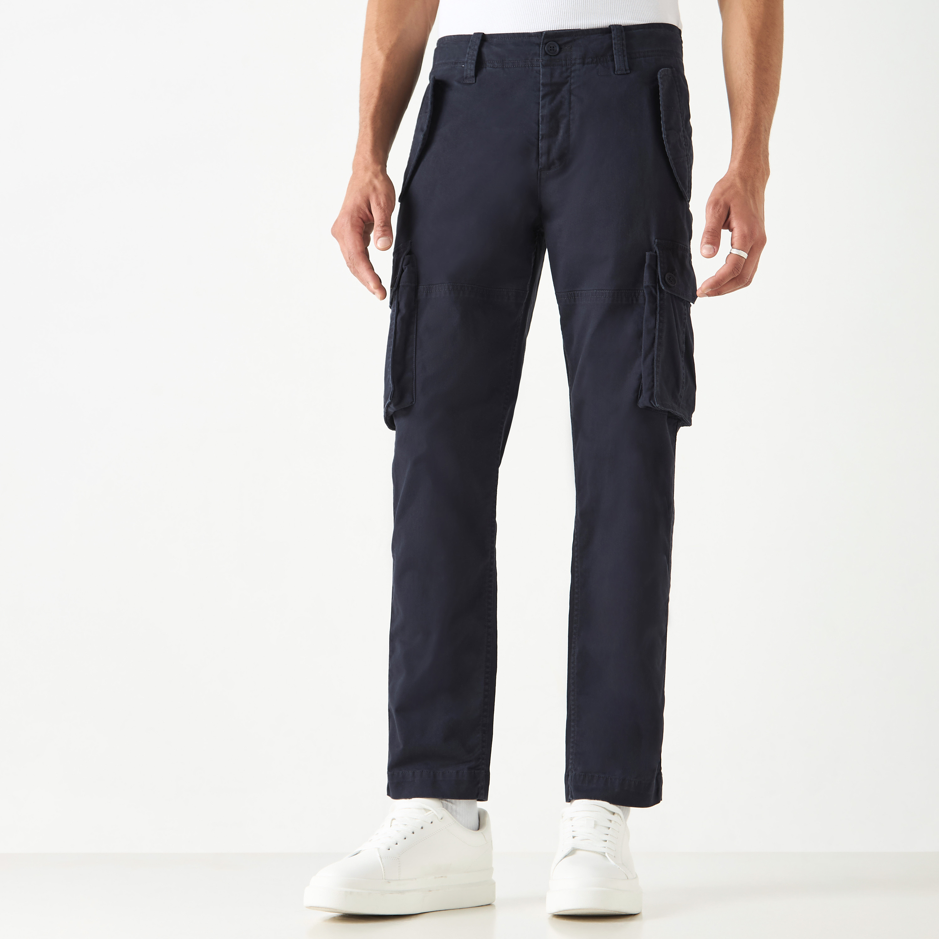 Lee Cooper Relaxed Fit Cargo Pants-men-clothing-trousersandchinos-trousers-image-5