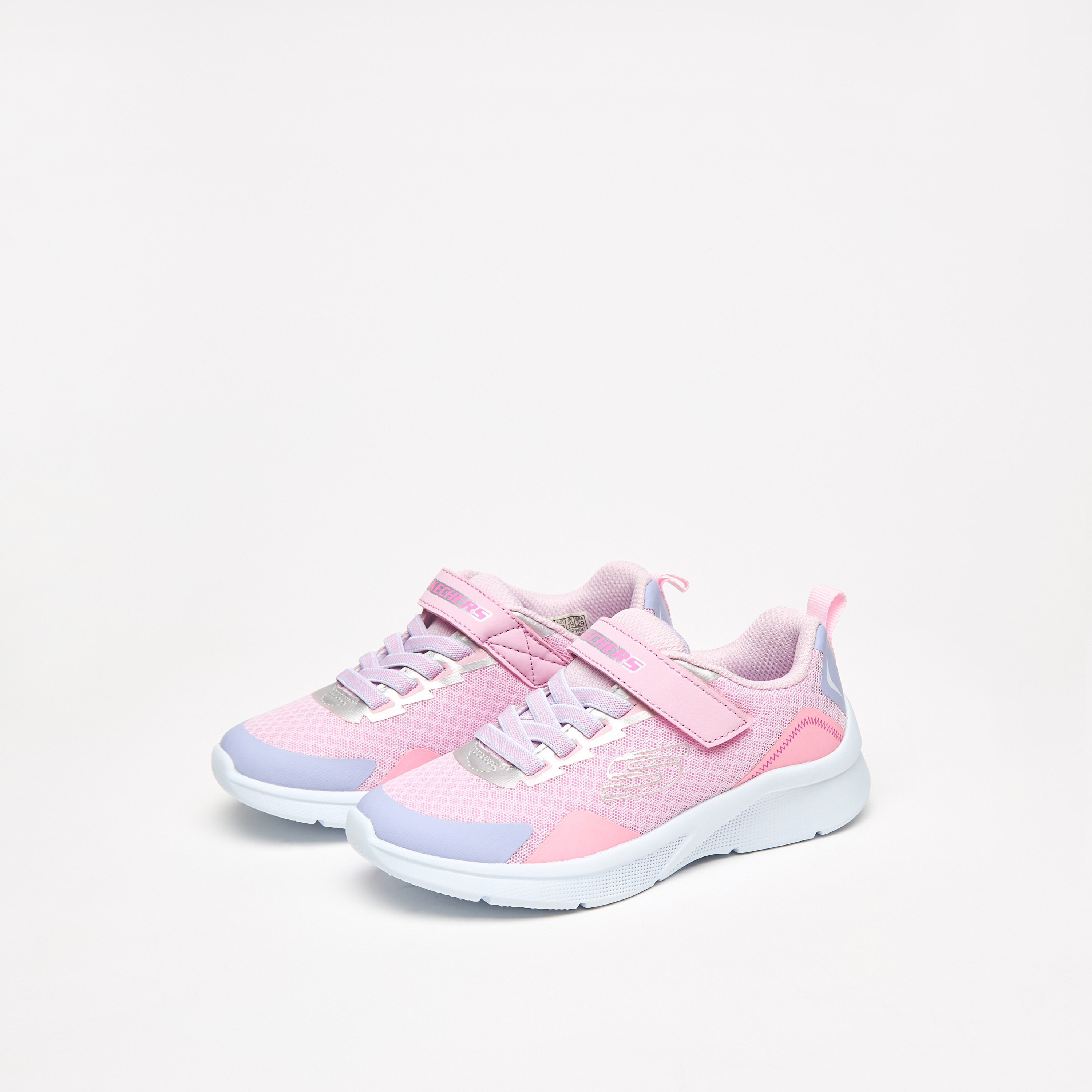 سكيتشرز حذاء رياضي مايكروسكوبيك ميموري فوم كاحل منخفض للبنات 302348L-CCMT | OE-girls-shoes-sneakers-image-10
