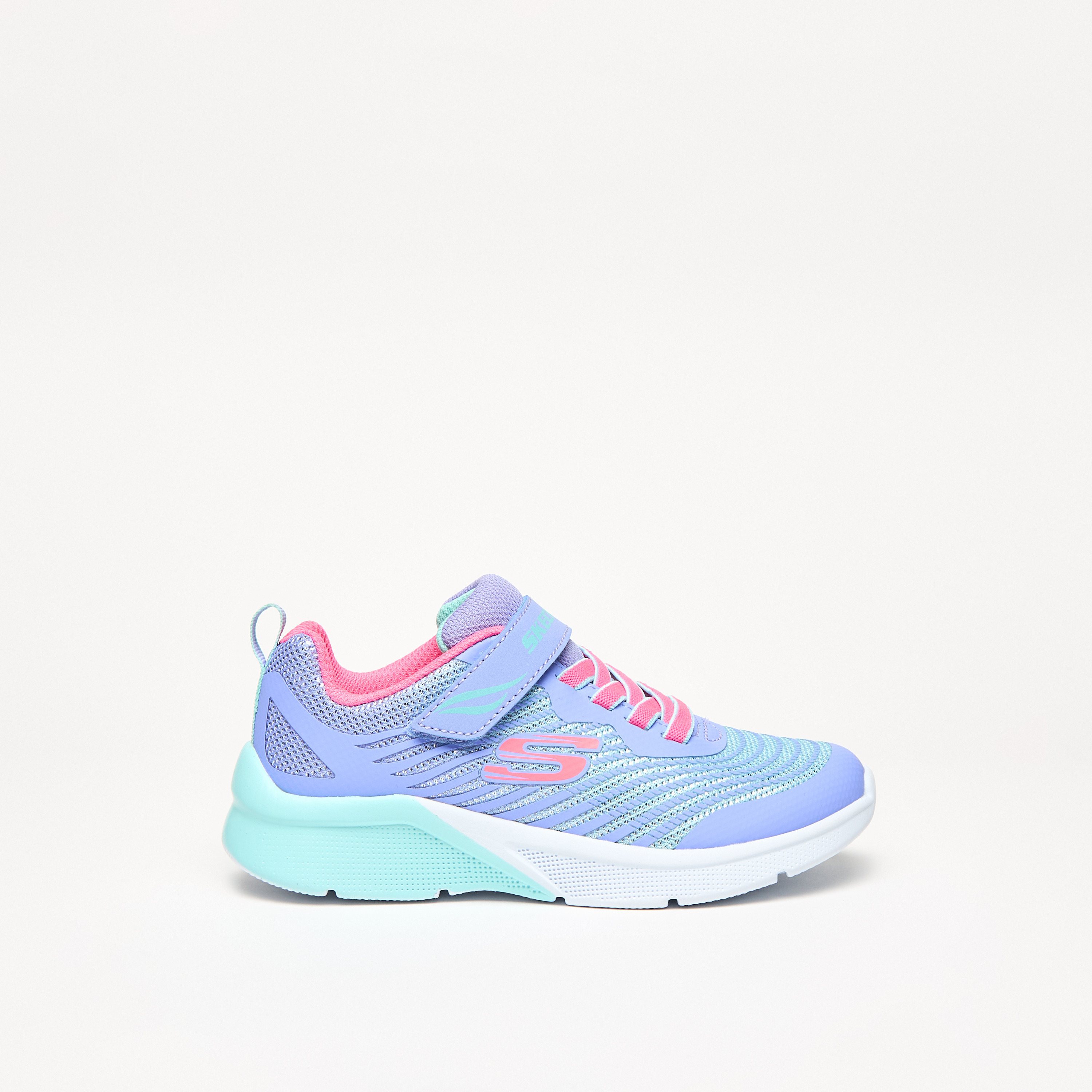 حذاء سنيكرز برباط إغلاق للبنات من سكيتشرز-girls-shoes-sneakers-image-4
