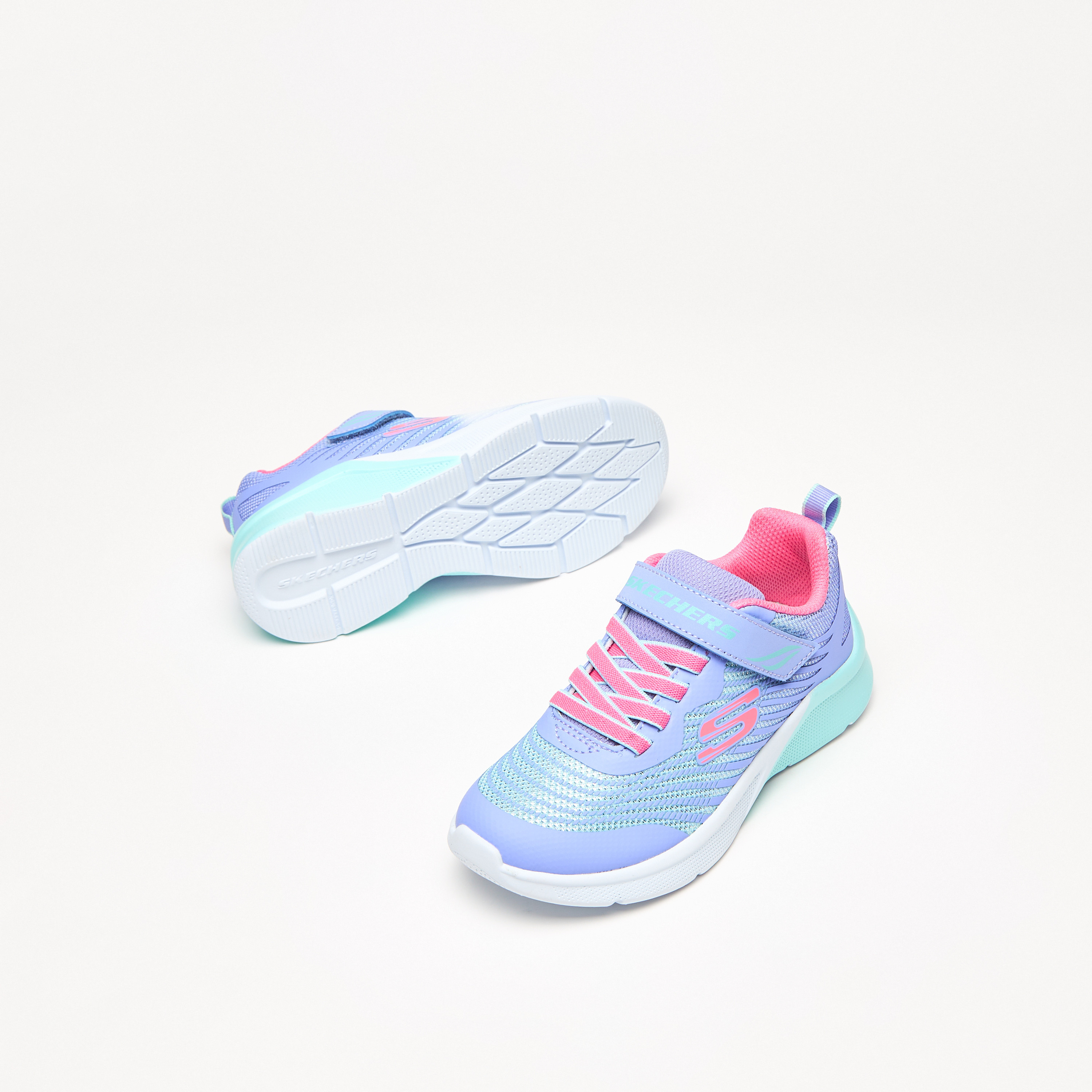 حذاء سنيكرز برباط إغلاق للبنات من سكيتشرز-girls-shoes-sneakers-image-6