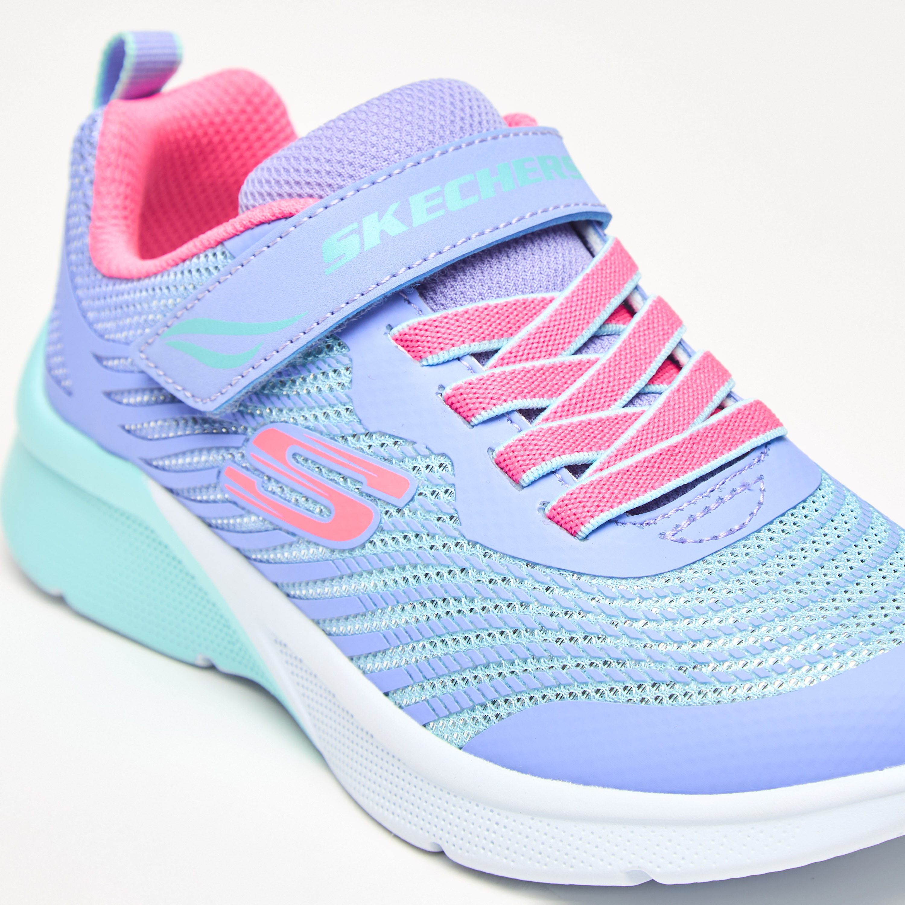 حذاء سنيكرز برباط إغلاق للبنات من سكيتشرز-girls-shoes-sneakers-image-7