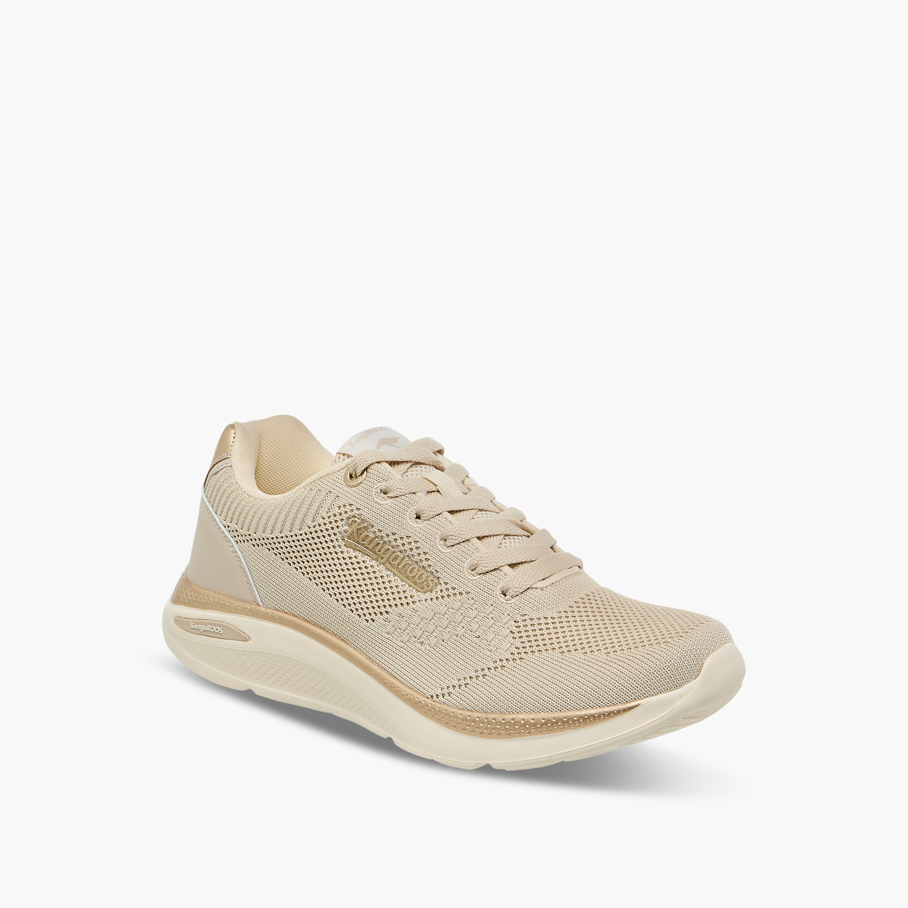 KangaROOS Women's Textured Lace-Up Sports Shoes-women-shoes-sports-image-2