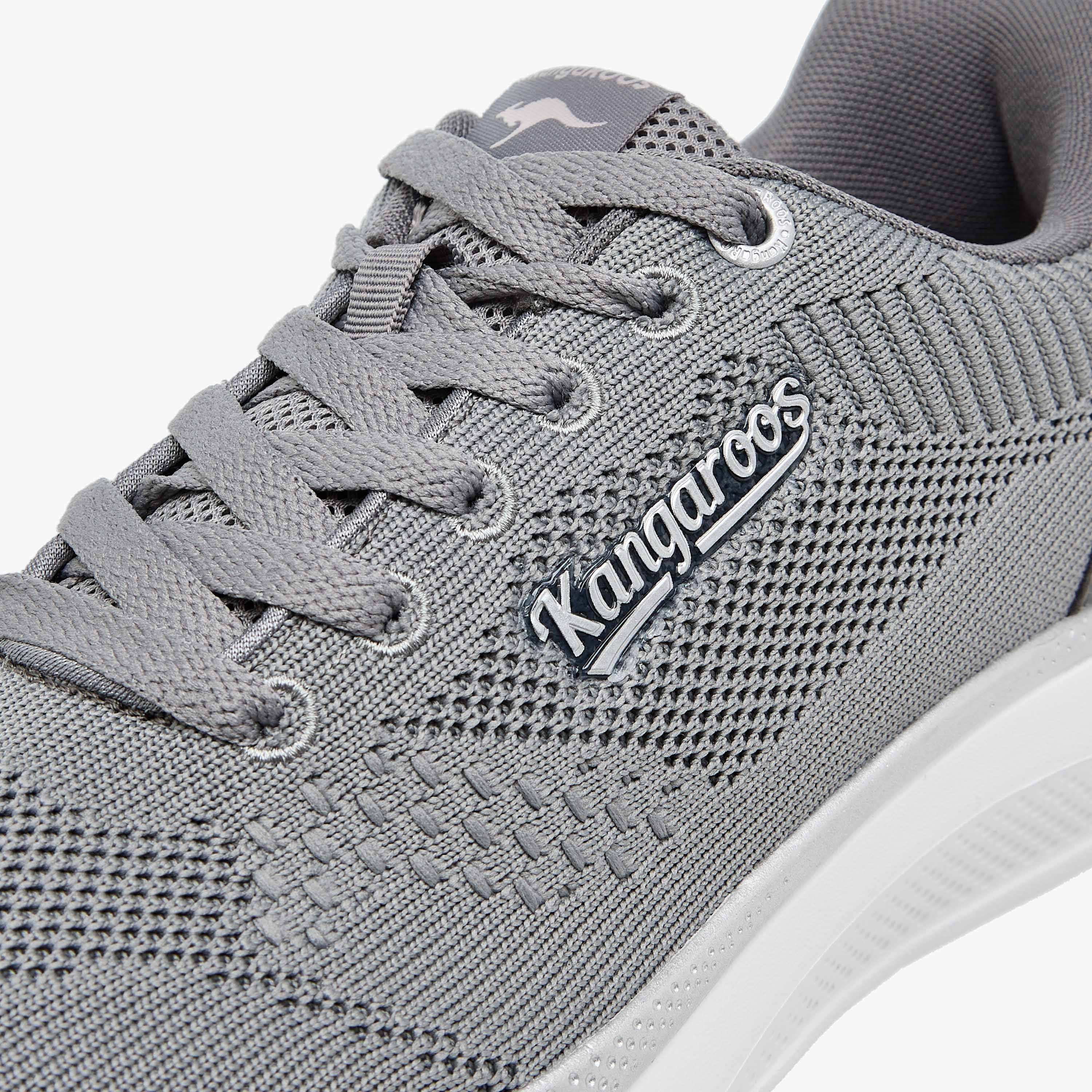 KangaROOS Women's Textured Lace-Up Sports Shoes-women-shoes-sports-image-4